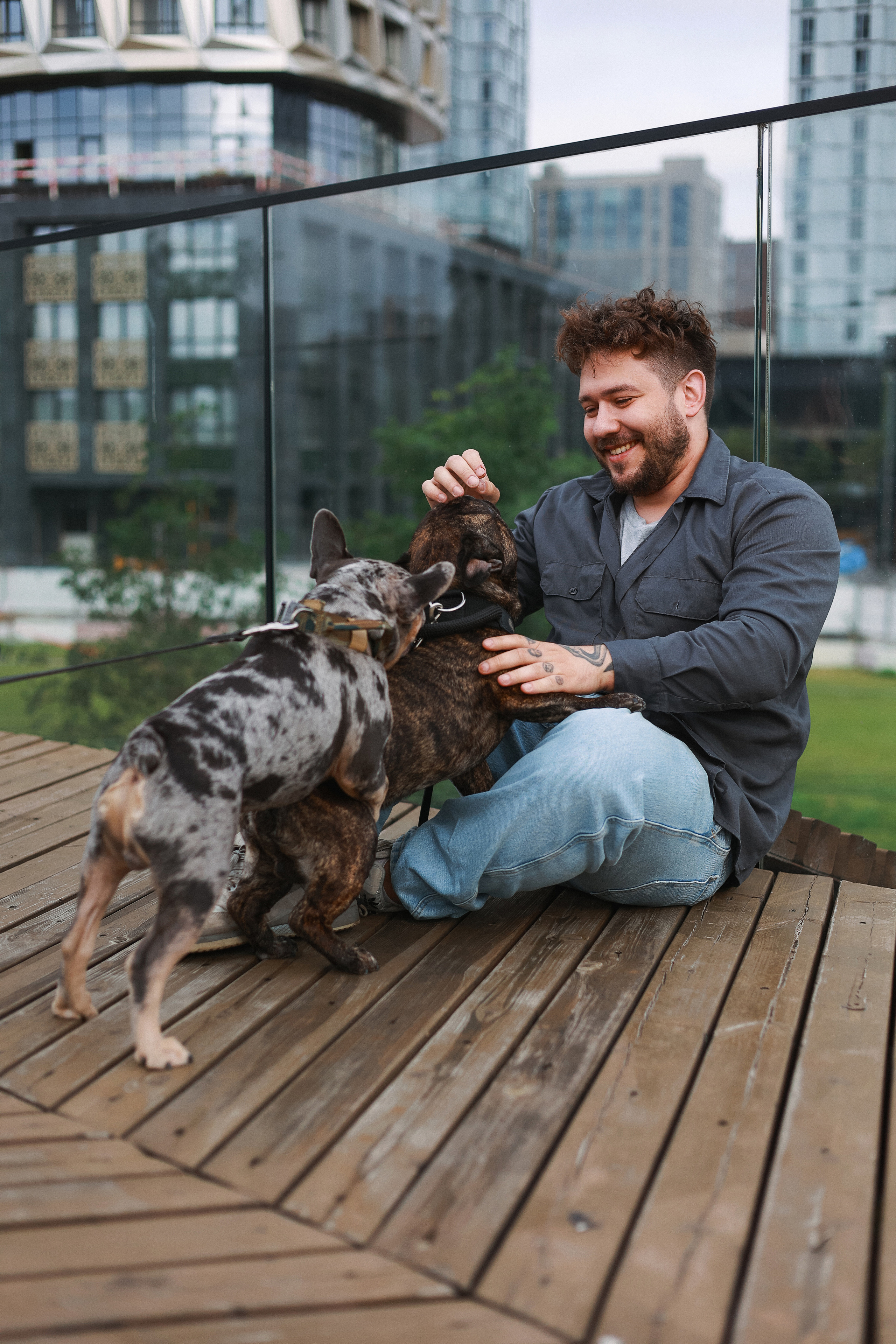 Lovestory Лёша & Аня, Веня & Бармалей в Тюфелевой Роще. Портретный и семейный фотограф в Москве Мария Рослякова