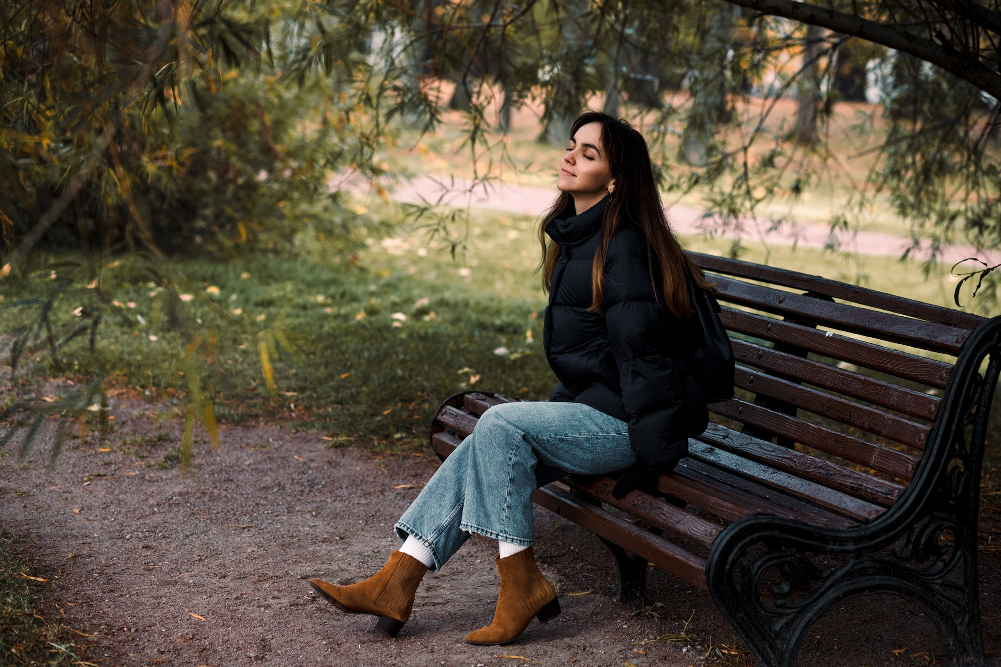 Индивидуальная фотосессия в осеннем Коломенском парке. Портретный и семейный фотограф в Москве Мария Рослякова