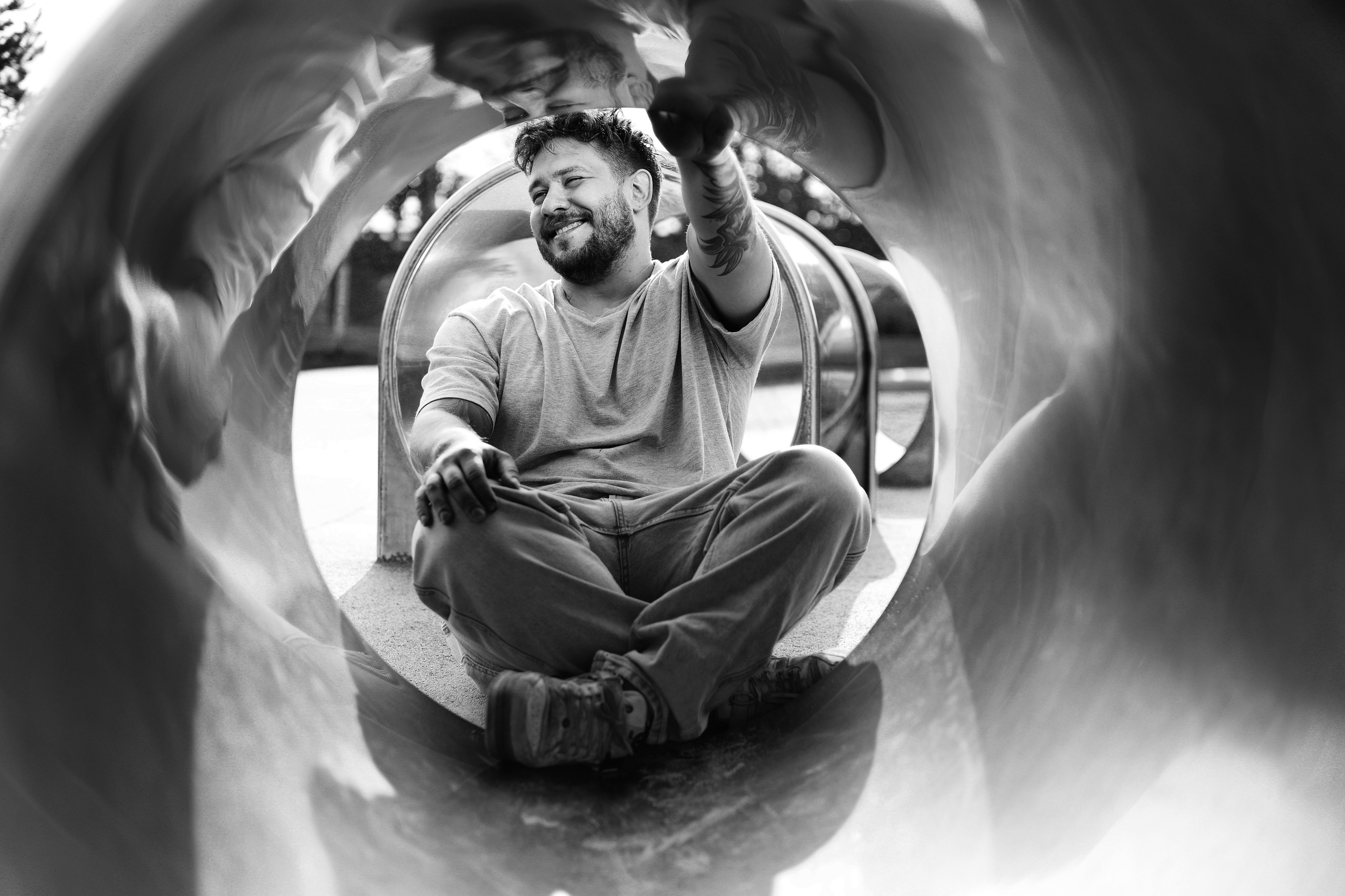 Lovestory Лёша & Аня, Веня & Бармалей в Тюфелевой Роще. Портретный и семейный фотограф в Москве Мария Рослякова