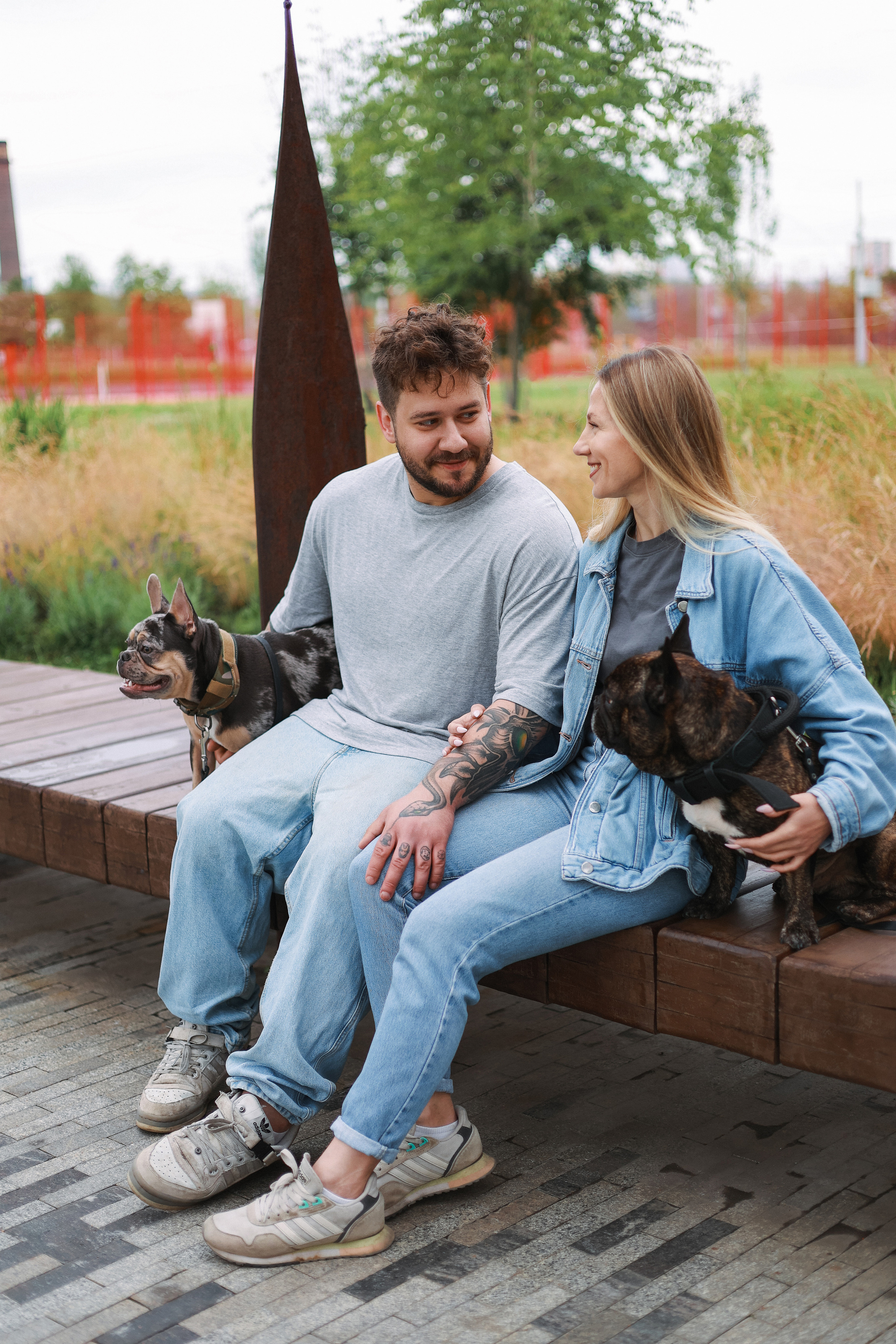 Lovestory Лёша & Аня, Веня & Бармалей в Тюфелевой Роще. Портретный и семейный фотограф в Москве Мария Рослякова