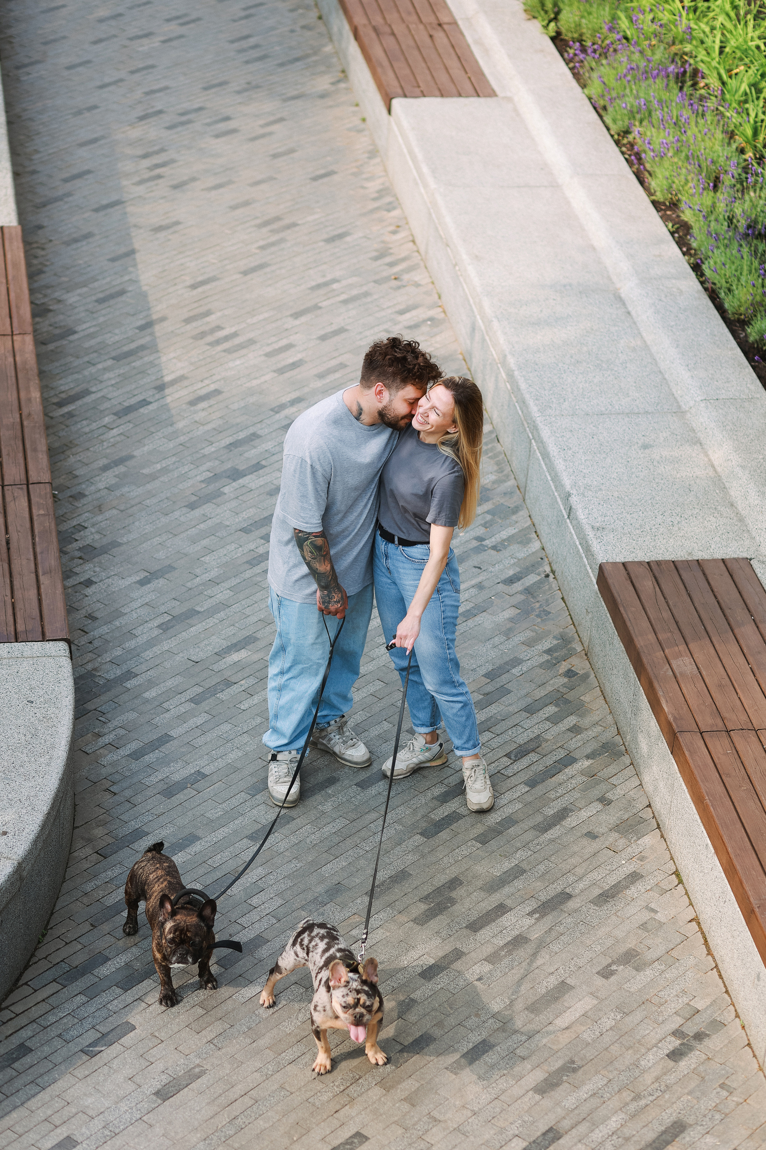 Lovestory Лёша & Аня, Веня & Бармалей в Тюфелевой Роще. Портретный и семейный фотограф в Москве Мария Рослякова