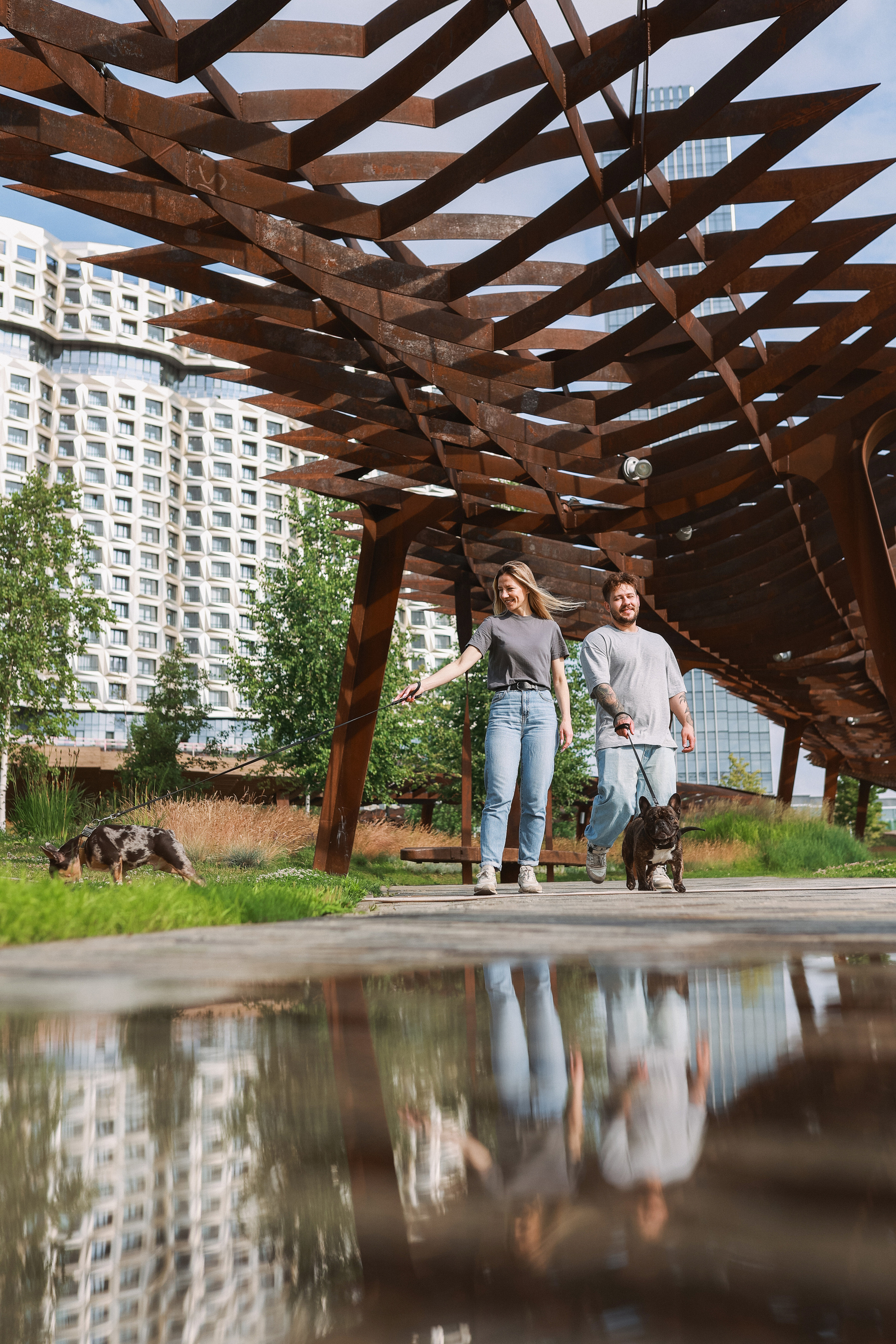 Lovestory Лёша & Аня, Веня & Бармалей в Тюфелевой Роще. Портретный и семейный фотограф в Москве Мария Рослякова