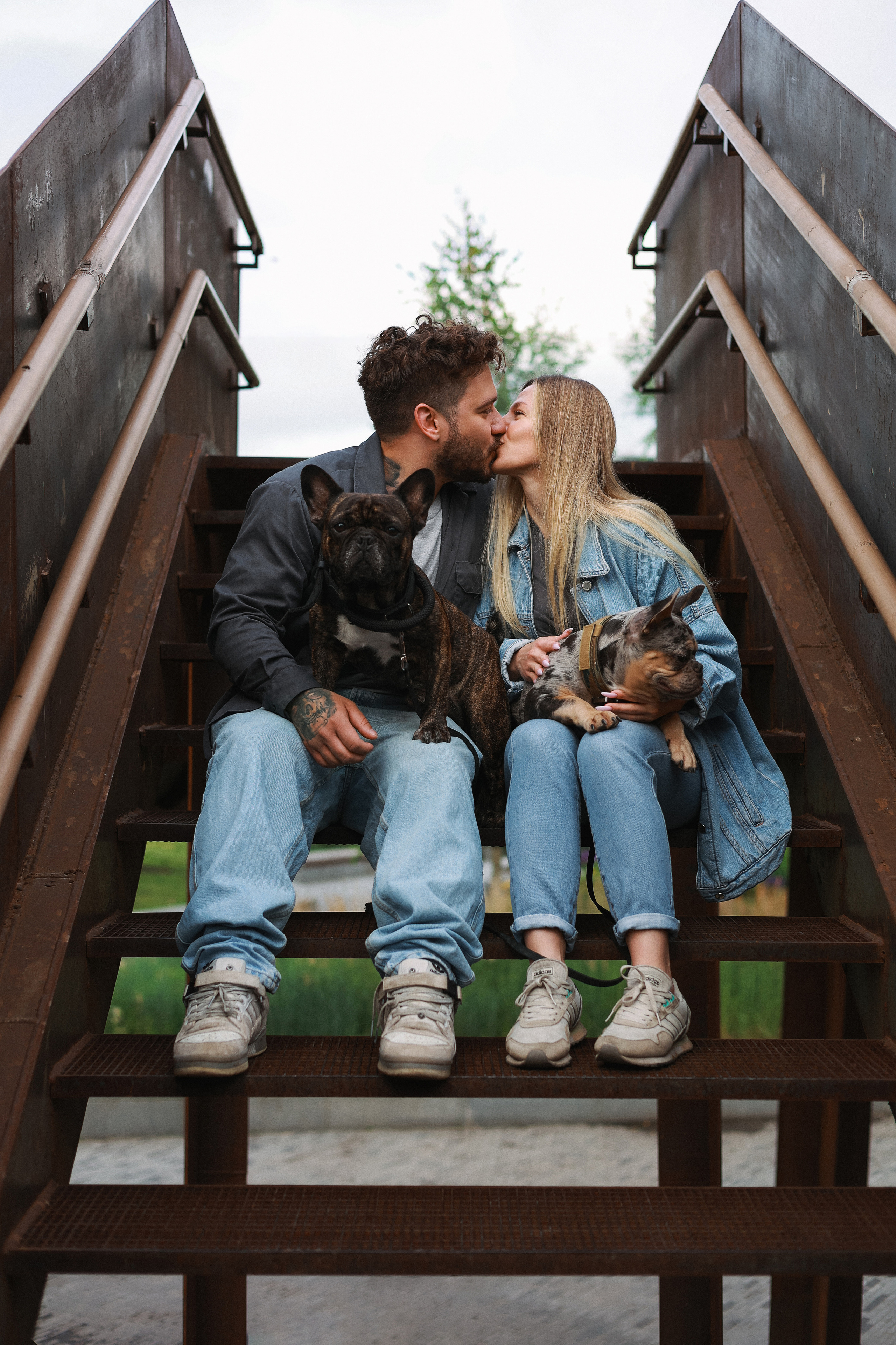 Lovestory Лёша & Аня, Веня & Бармалей в Тюфелевой Роще. Портретный и семейный фотограф в Москве Мария Рослякова