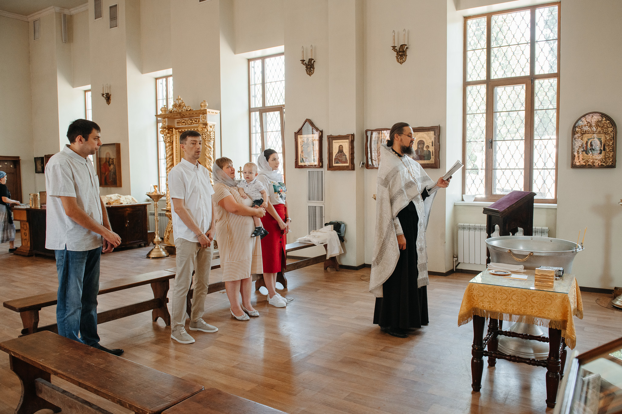 Крещение Глеба. Фотограф Валерия Голубева (Миронова)