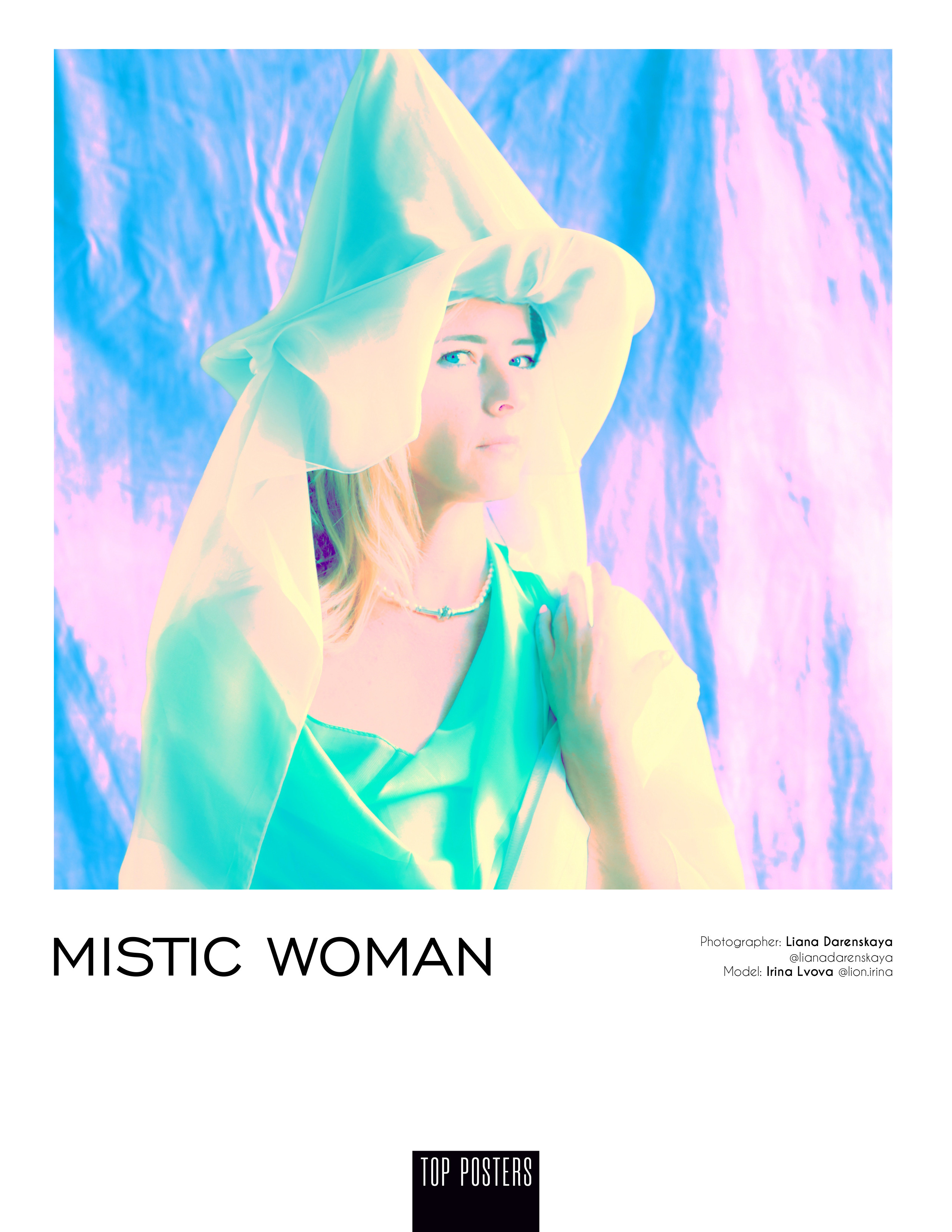Top Posters magazine September 2023. Визуальный художник Лиана Даренская, Москва