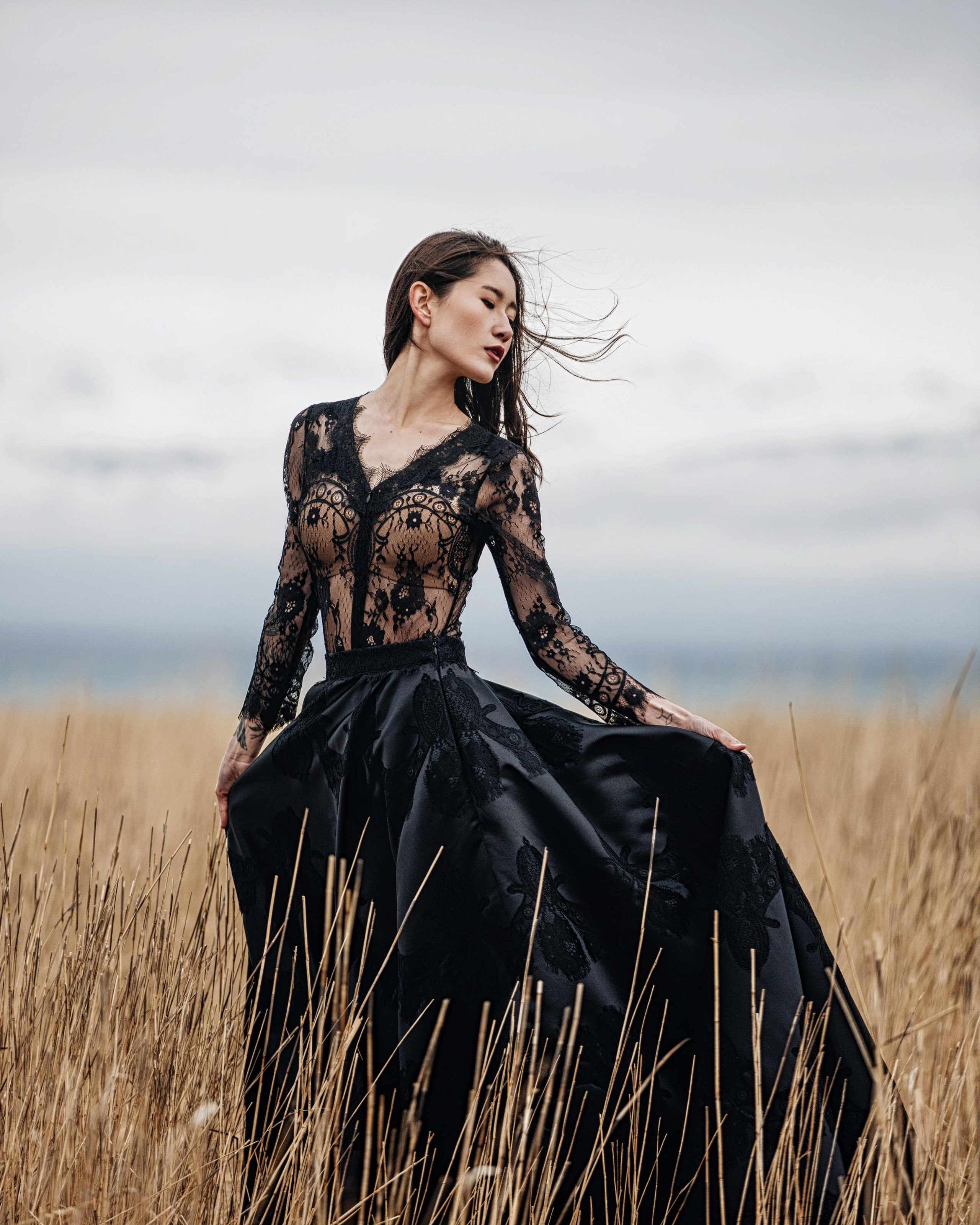 стильная съемка одежды