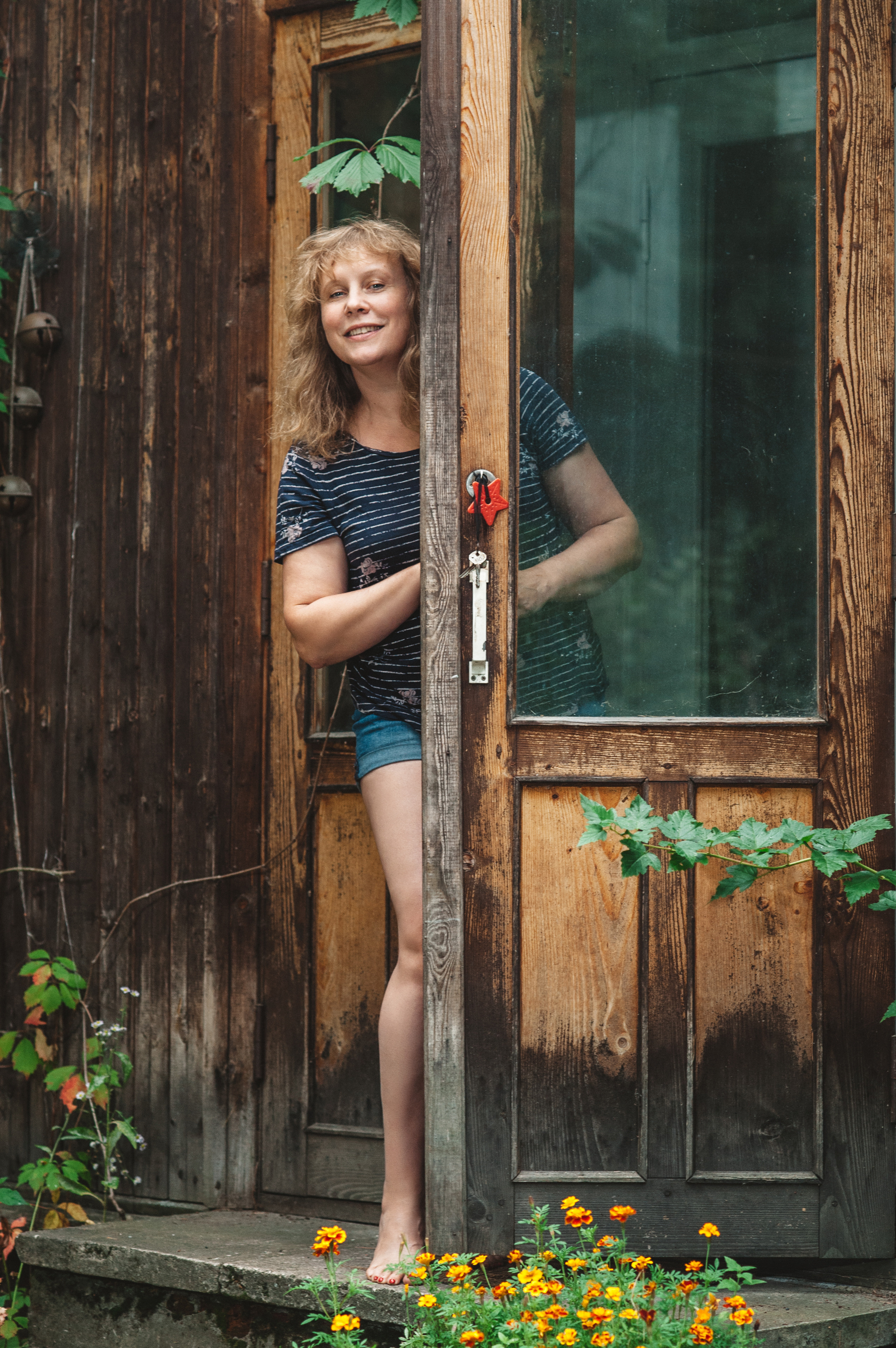 Семейная фотосессия с дачи, когда вся семья в сборе. Семейный фотограф в Москве Елена Снегирева