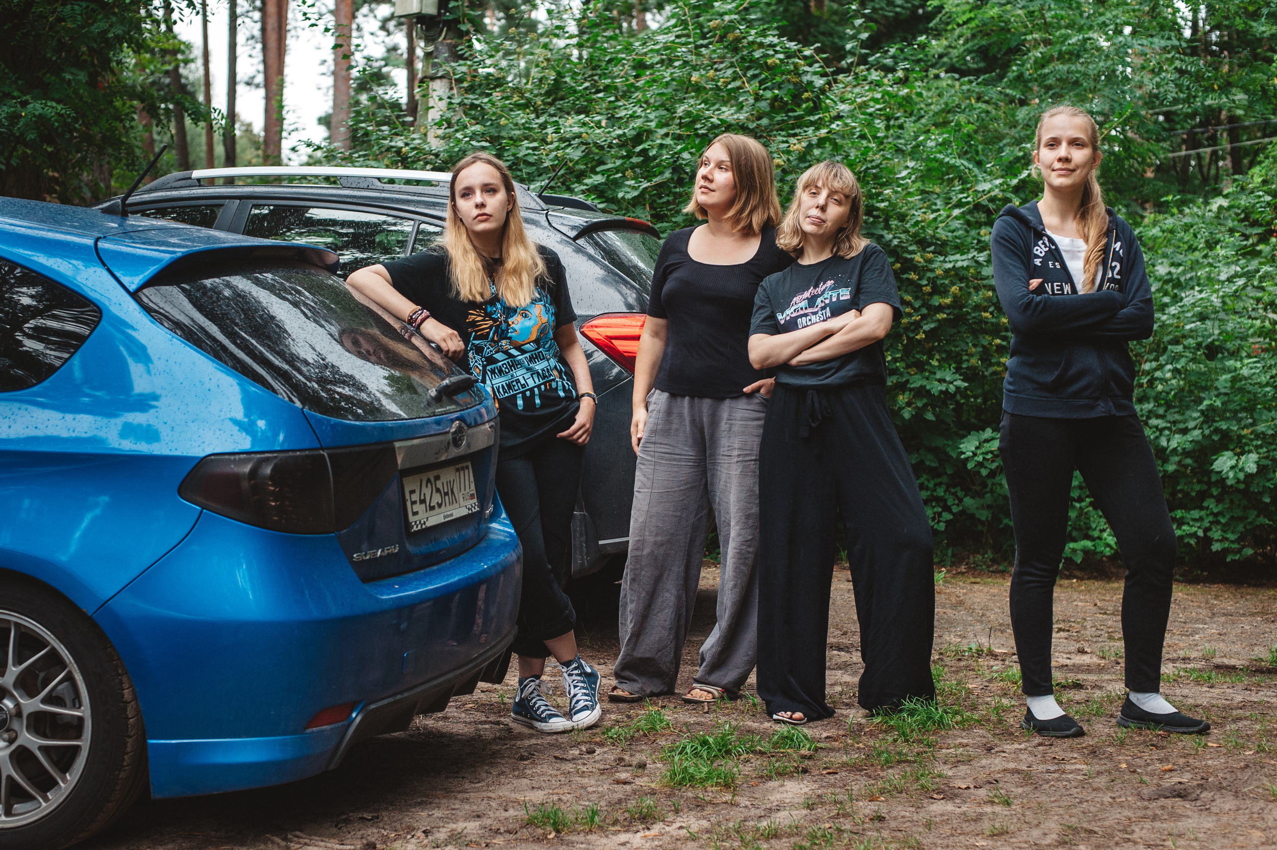 Семейная фотосессия с дачи, когда вся семья в сборе. Семейный фотограф в Москве Елена Снегирева