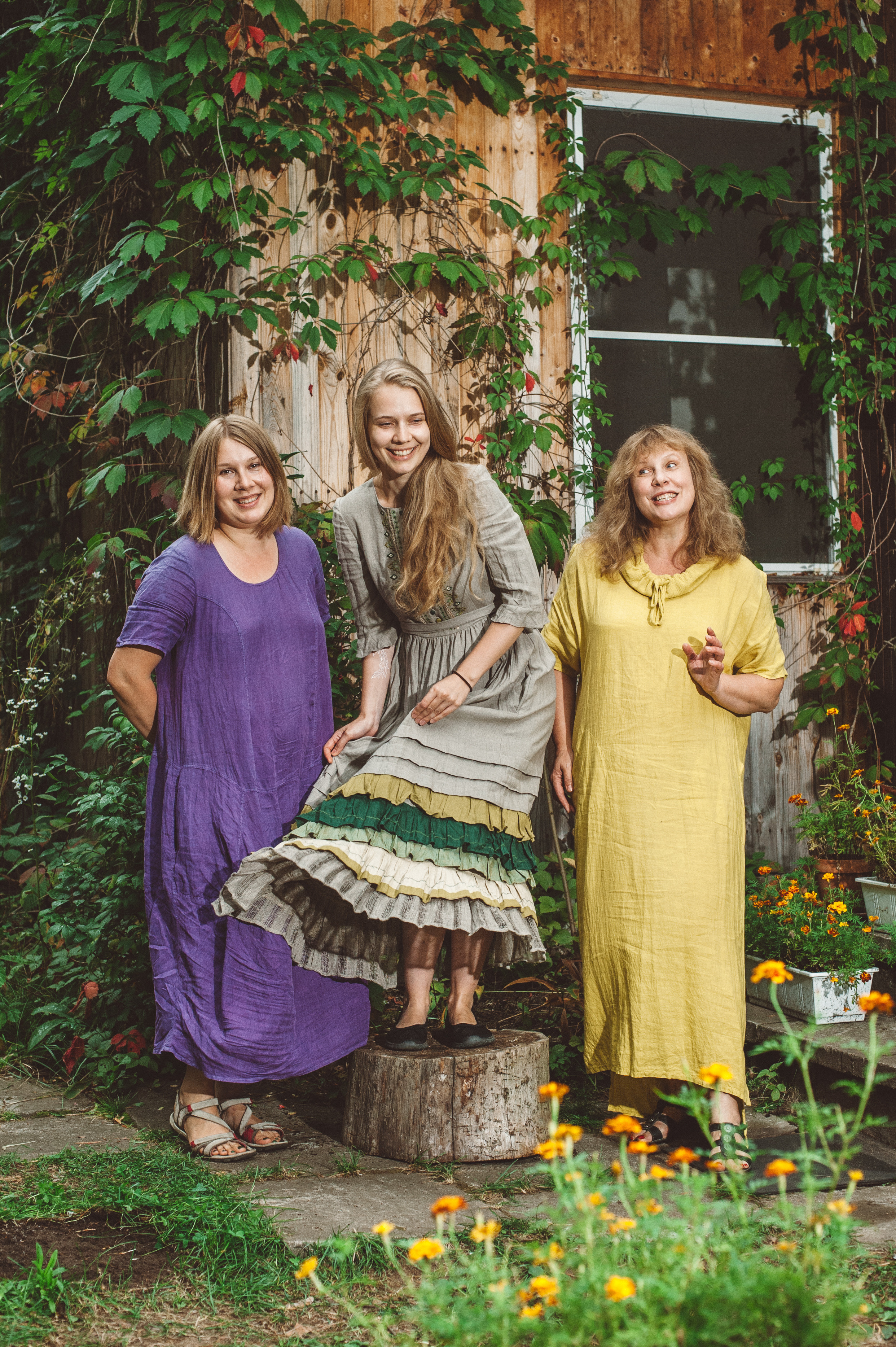 Семейная фотосессия с дачи, когда вся семья в сборе. Семейный фотограф в Москве Елена Снегирева