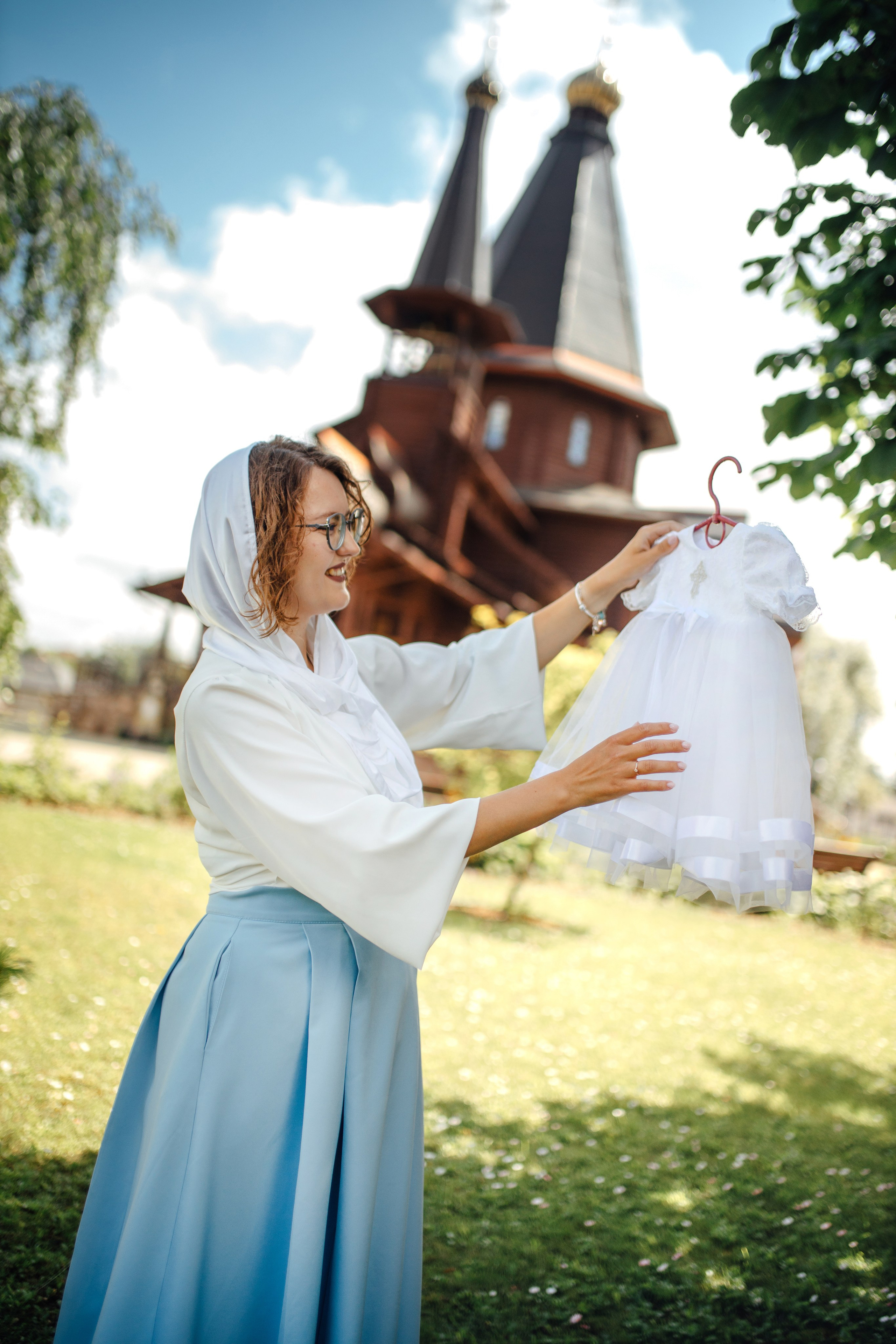 Таинство крещения Ассоль, храм Святой Троицы