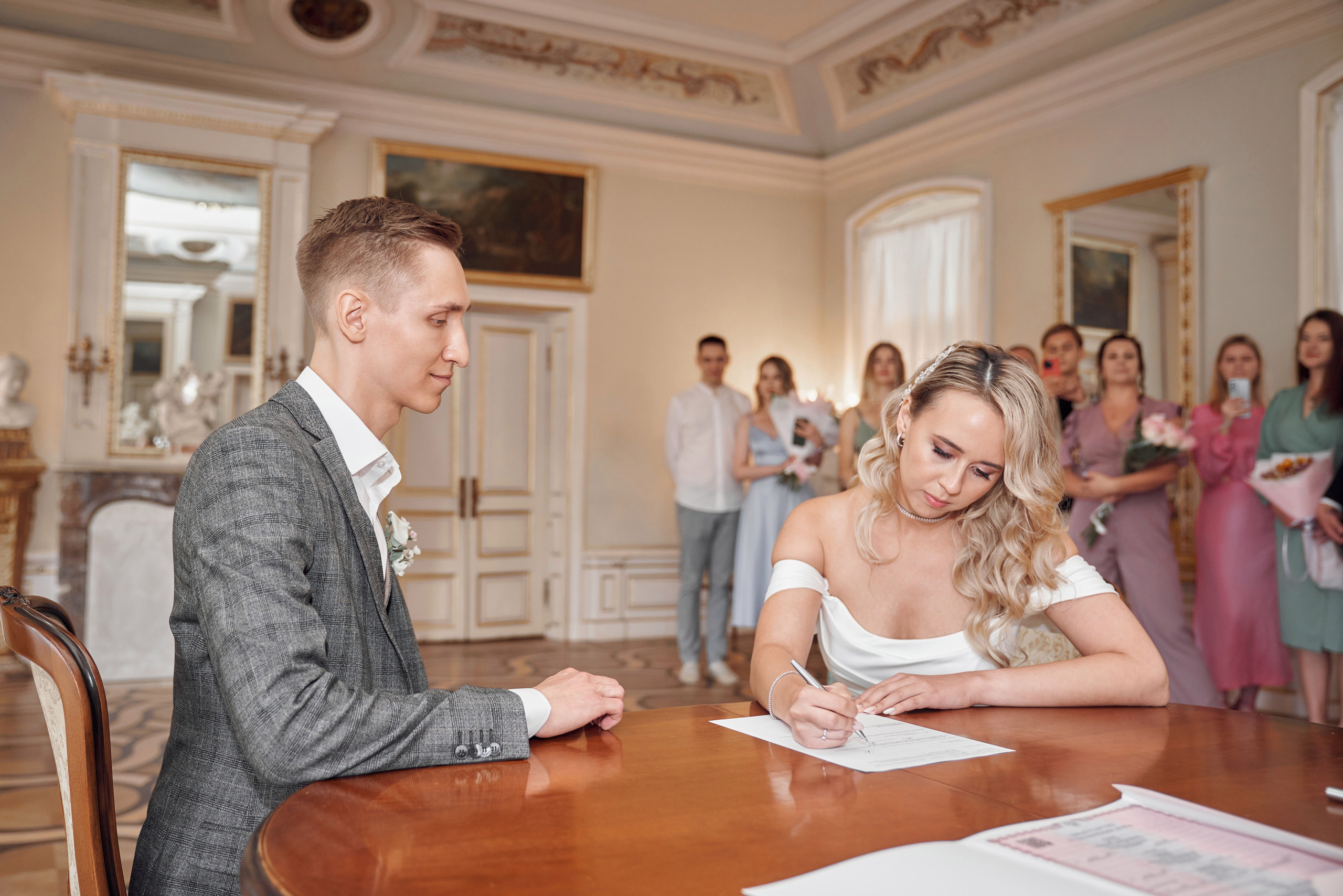 Свадебняа Фотосессия Николая и Анастасии в Кусково