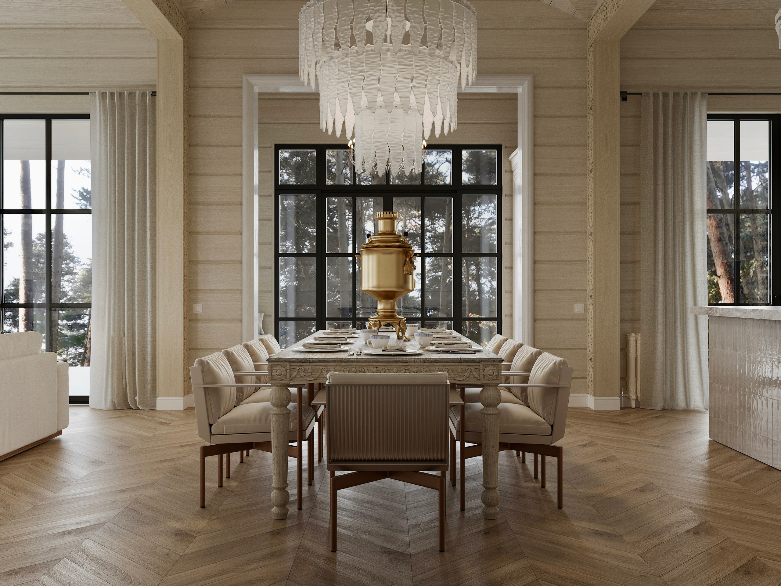 Демидково. 3D Визуализация интерьера