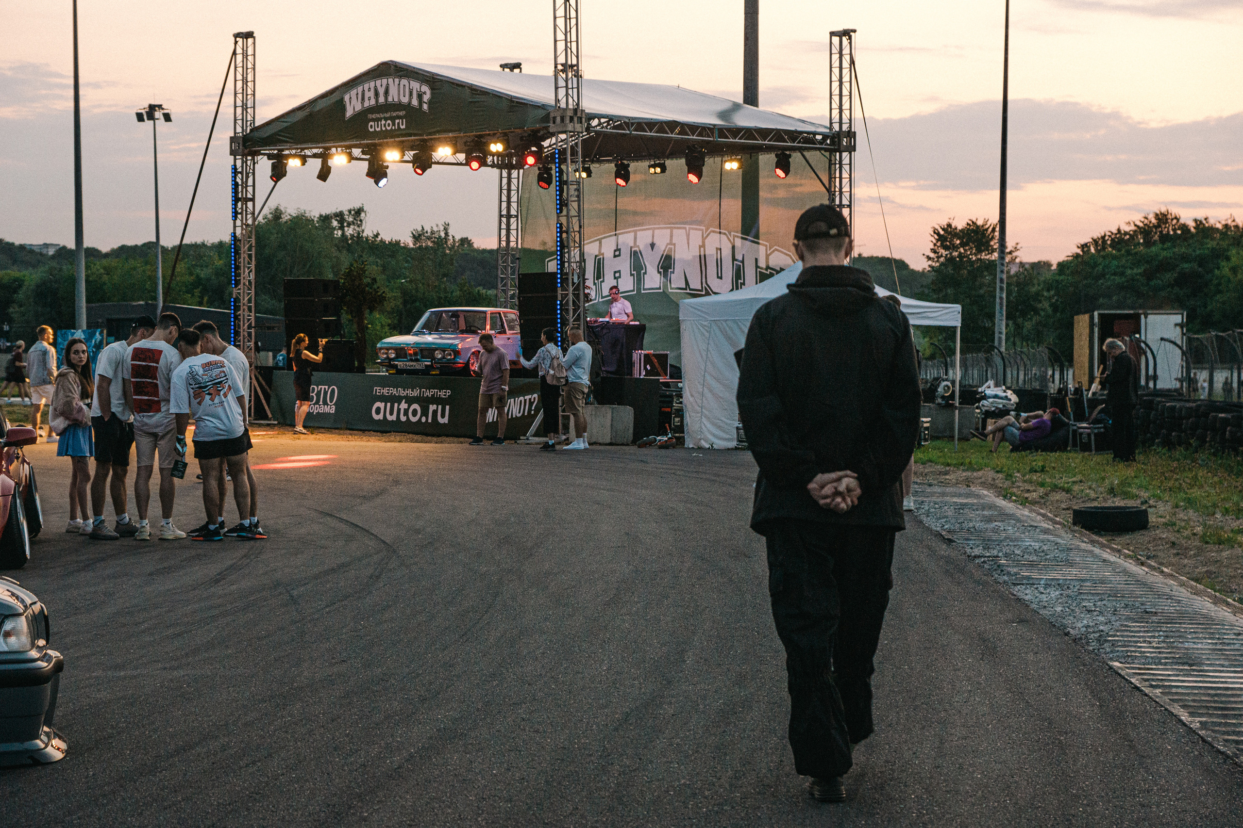 Stance , тюнинг , дрифт , диджей мероприятие в Парк Технических Видов Спорта Москва. Жуков Илья свадебный фотограф в Москве