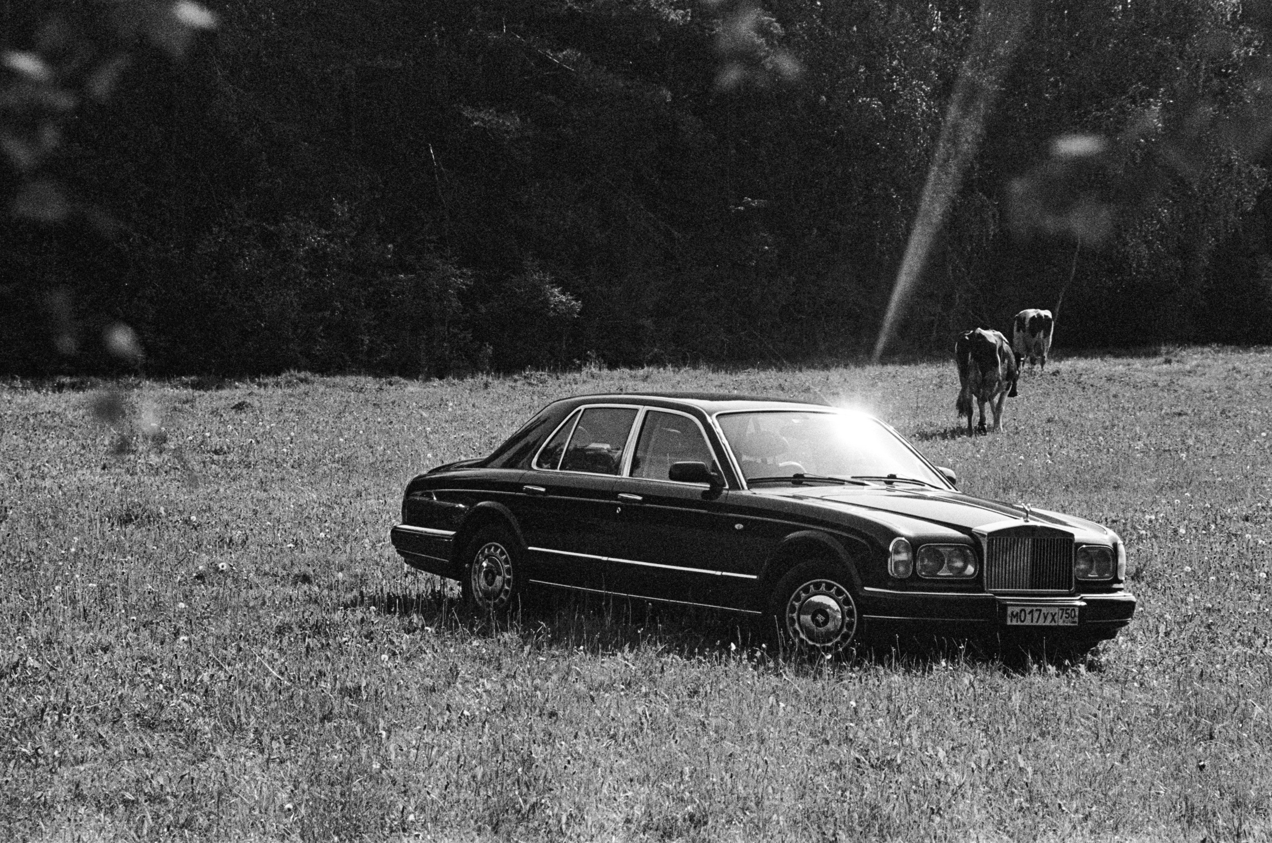 Плёночная фотосъемка автомобиля. Жуков Илья свадебный фотограф в Москве