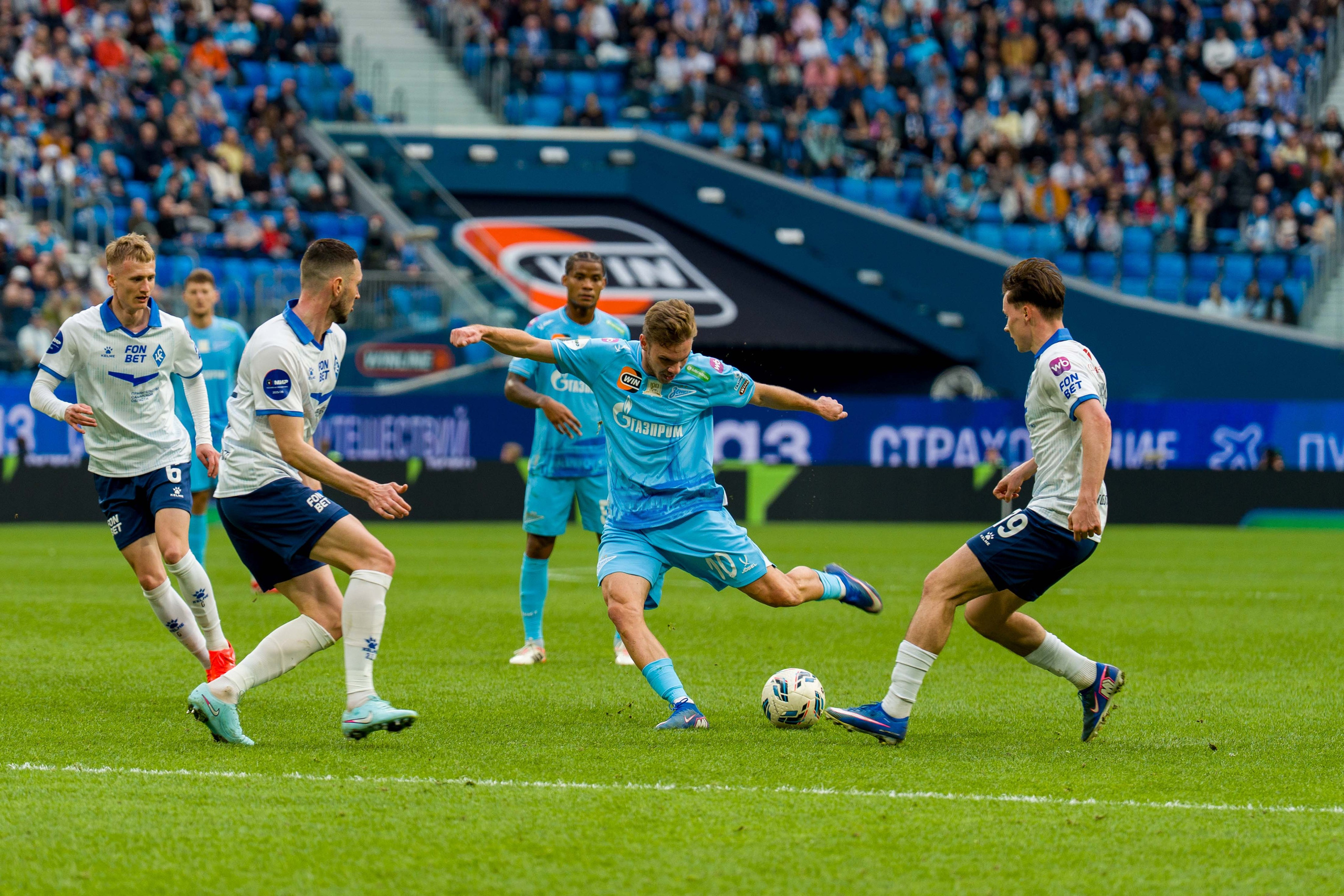 Зенит — Крылья Советов, 23-й тур РПЛ: репортажная съёмка на Газпром Арене | Антон Гауф, спортивный фотограф Санкт-Петербург. Спортивный фотограф в Санкт-Петербурге | Антон Гауф