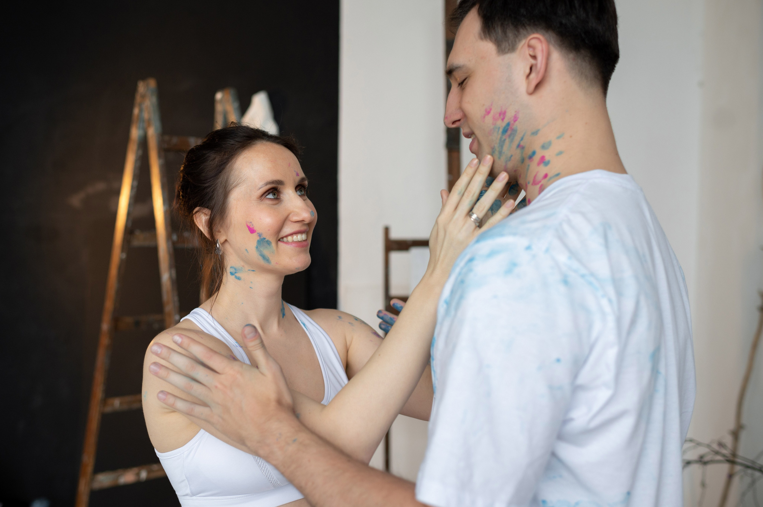 Беременность в красках и необычное гендер-пати. Портретный, семейный и свадебный фотограф в Санкт-Петербурге и в Пушкине Ширяев Денис