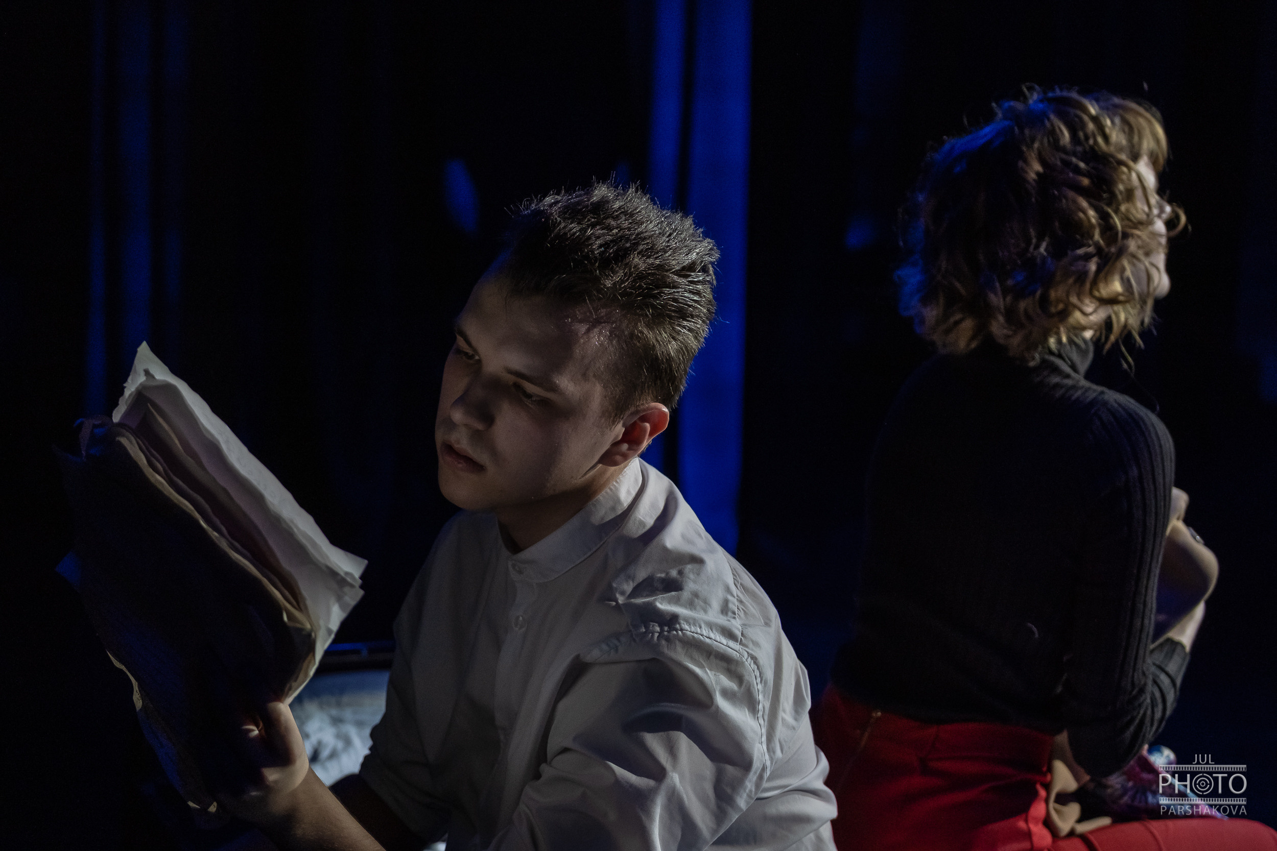 Дипломный спектакль Рукописи не горят. Фотограф в Санкт-Петербурге и Москве Юлия Паршакова