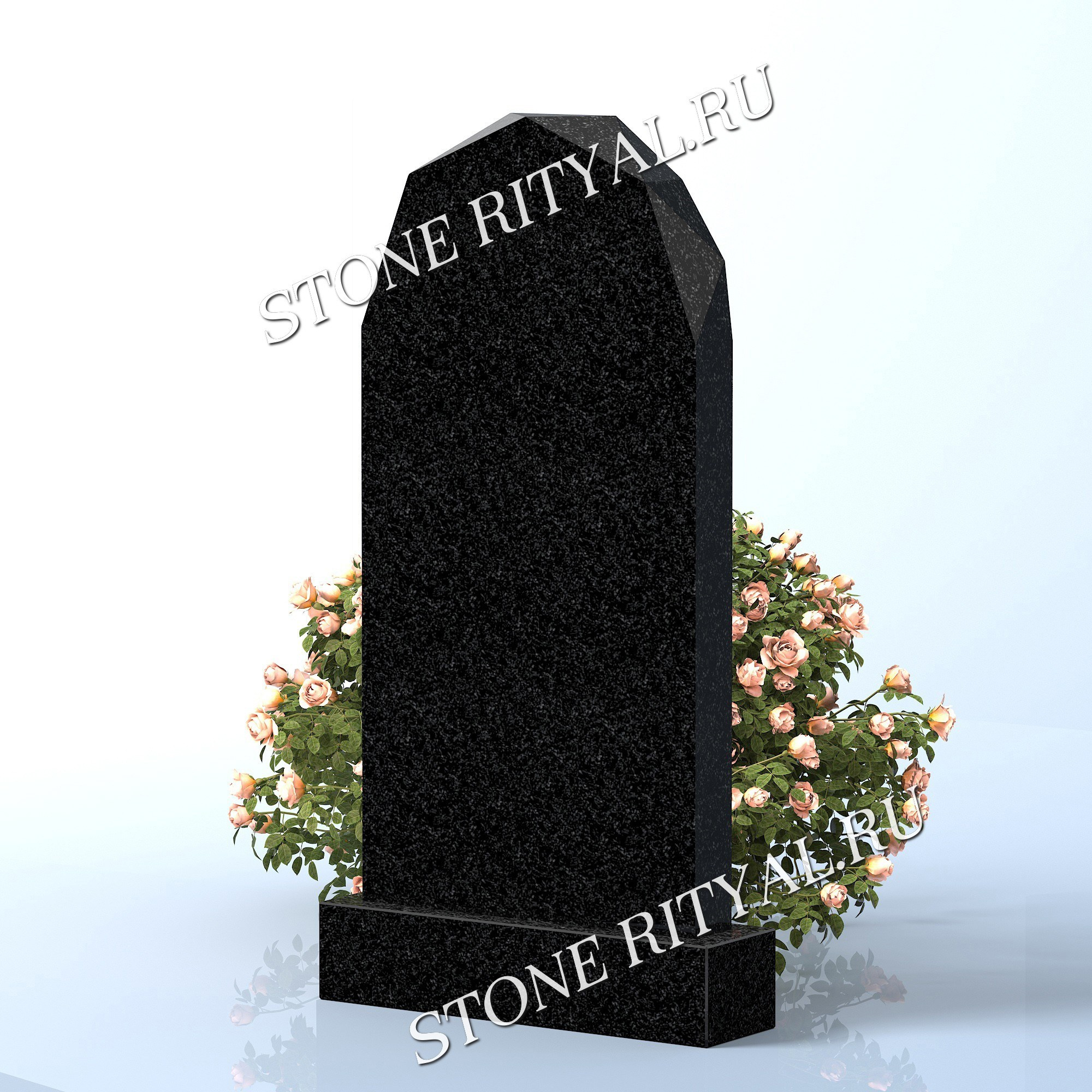 Вертикальные памятники прямые. Изготовление и установка памятников в Москве и МО