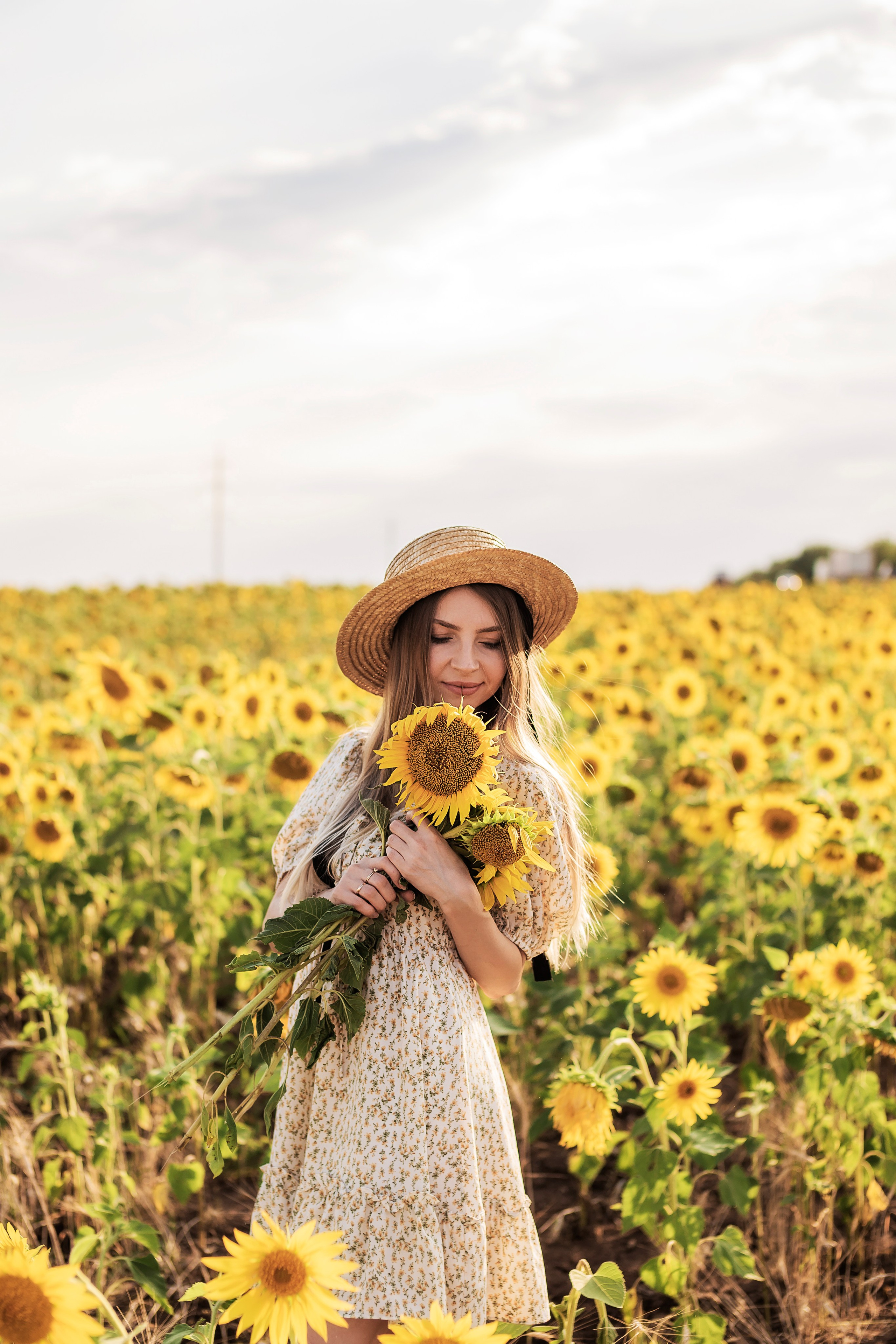 Фото в подсолнухах. Семейный фотограф в Саратове