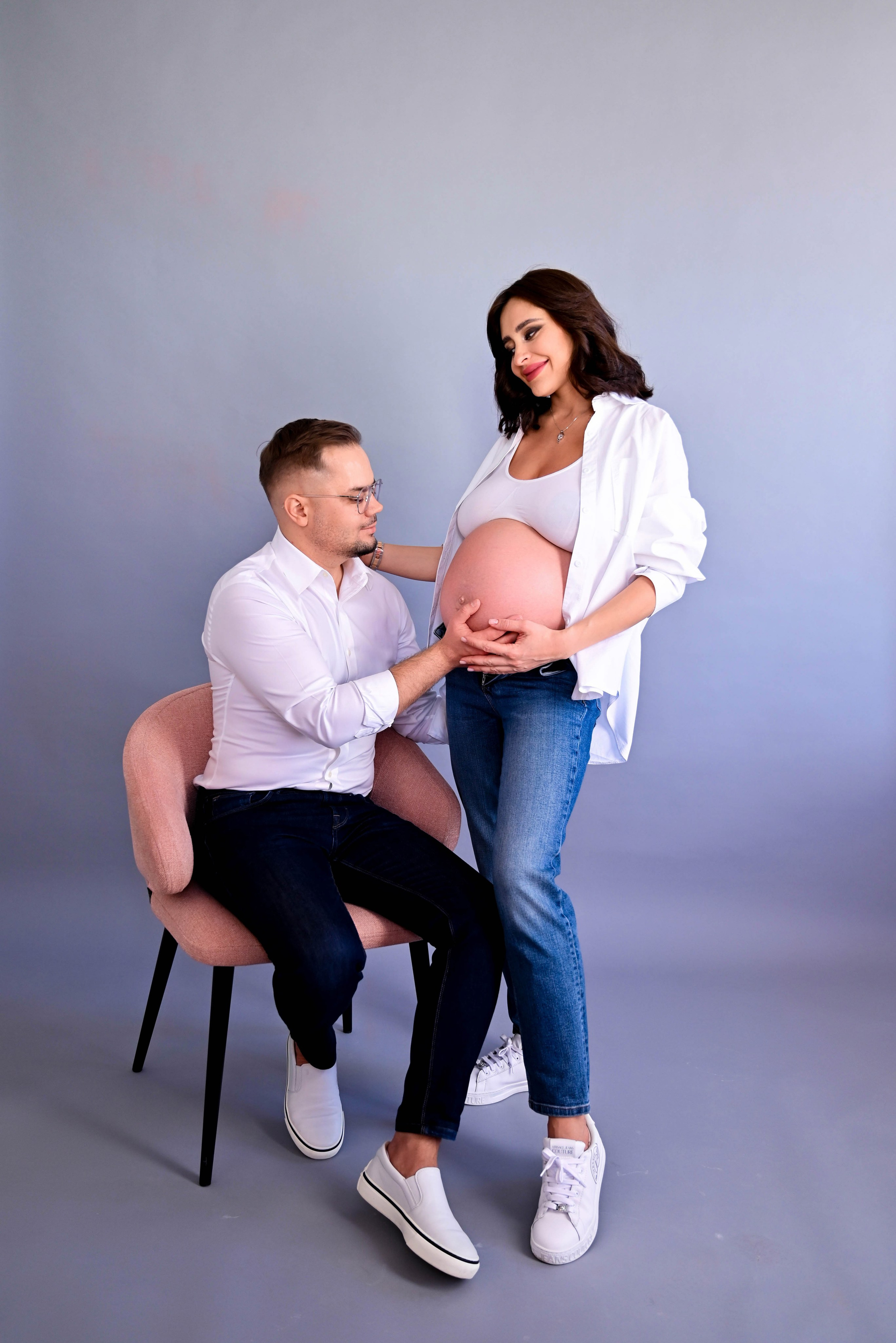 Беременность. Фотостудия Зефир. Фотосессии в студии под ключ. Москва. Семейные и детские фотосессии