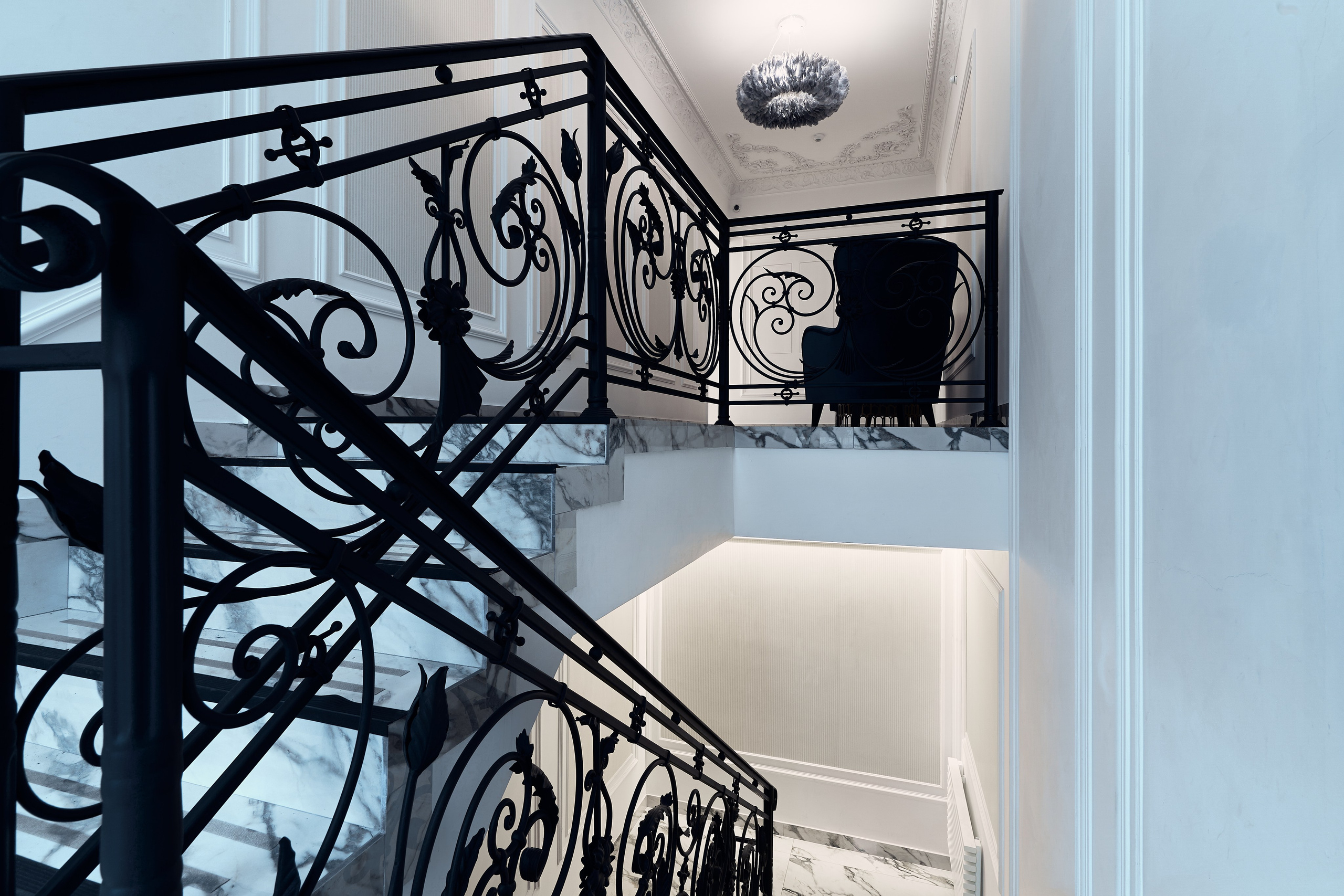 Интерьерная фотография мест общего пользования в апарт-комплексе в ЦАО Москвы