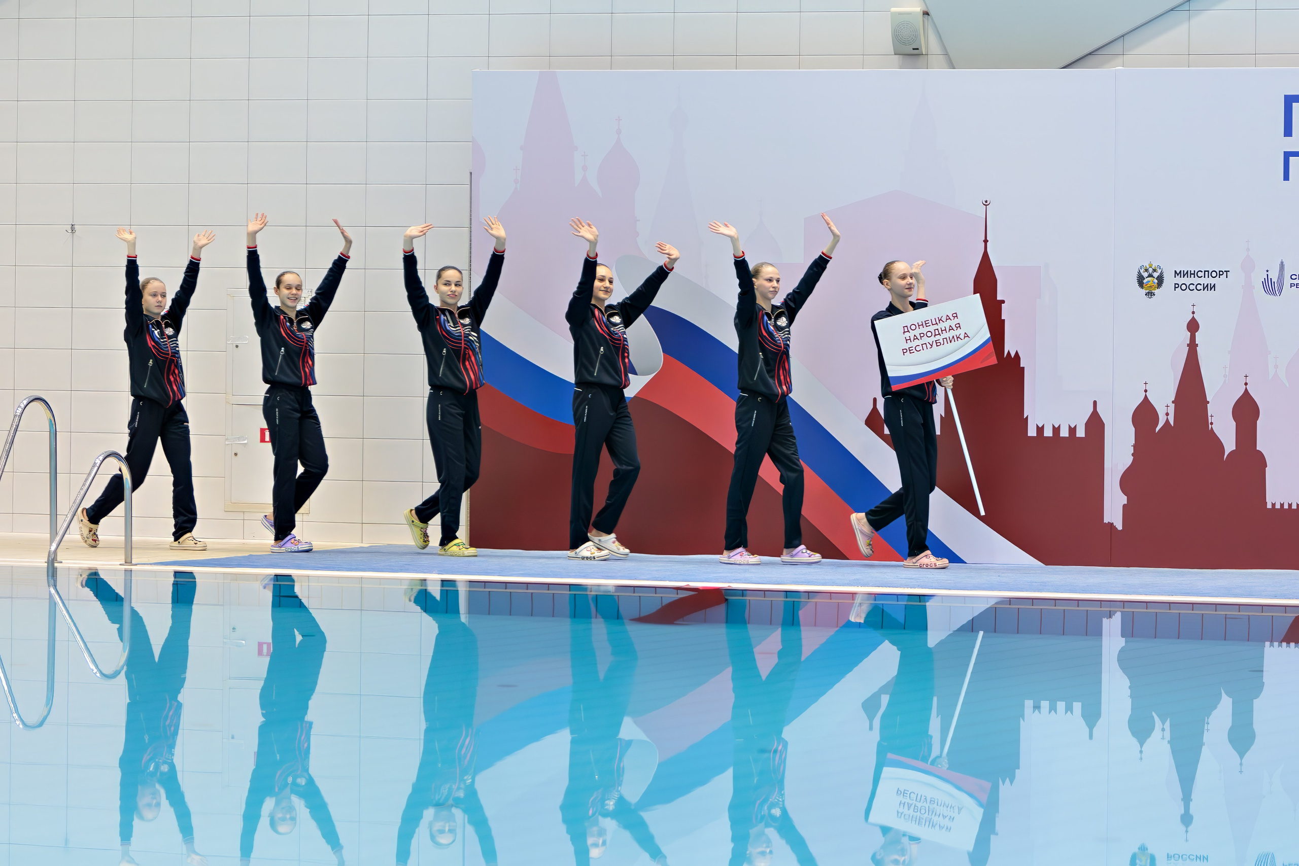 Открытие первенства России по синхронному плаванию. Выпускные альбомы и школьный фотограф в Подольске, Троицке, Щербинке, Москве и Московской области