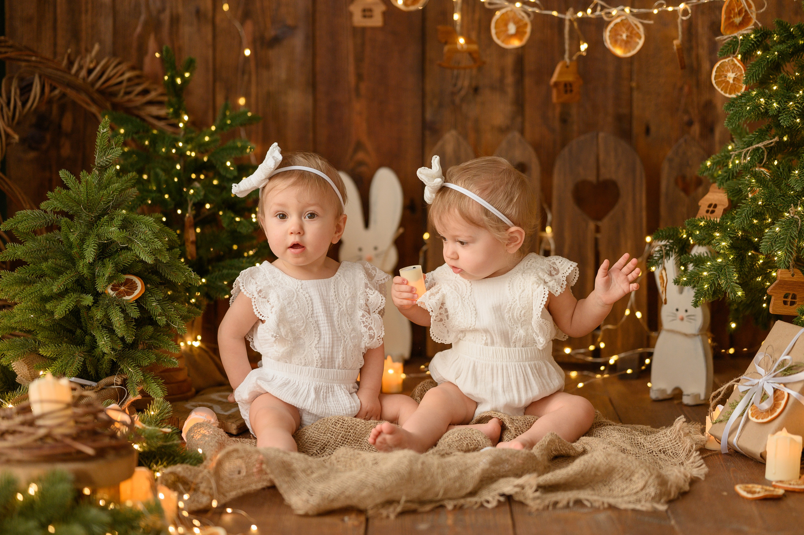 Катюше и Лизоньке годик. Детский и семейный фотограф Ирина Гладких