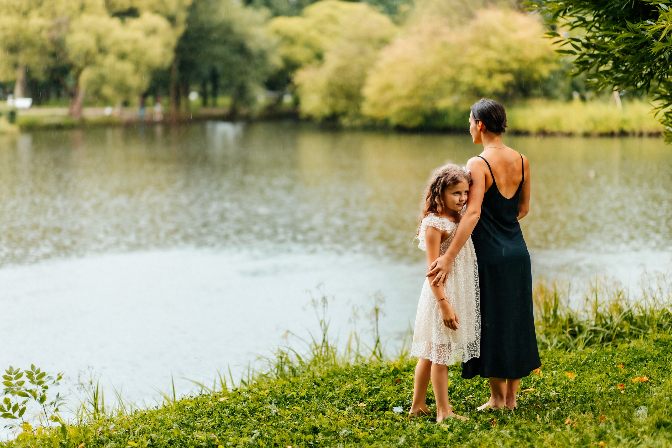 Фотосессия мама и дочка в парке