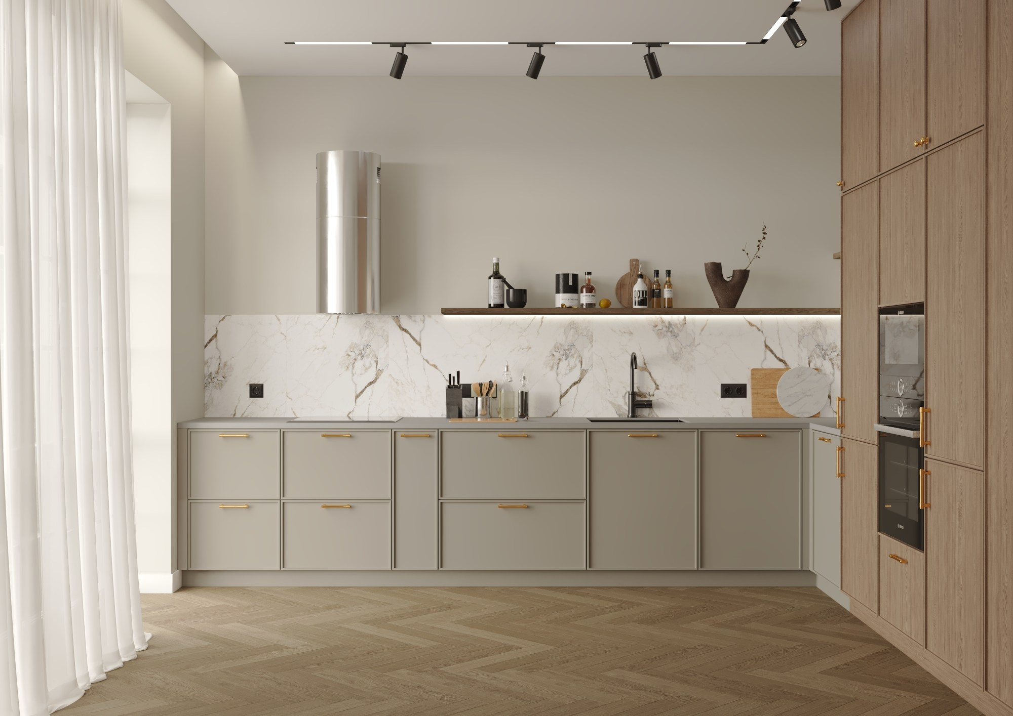 Частный дом п. Темерницкий. Дизайнер интерьеров Ростов-на-Дону Кристина Карпенко