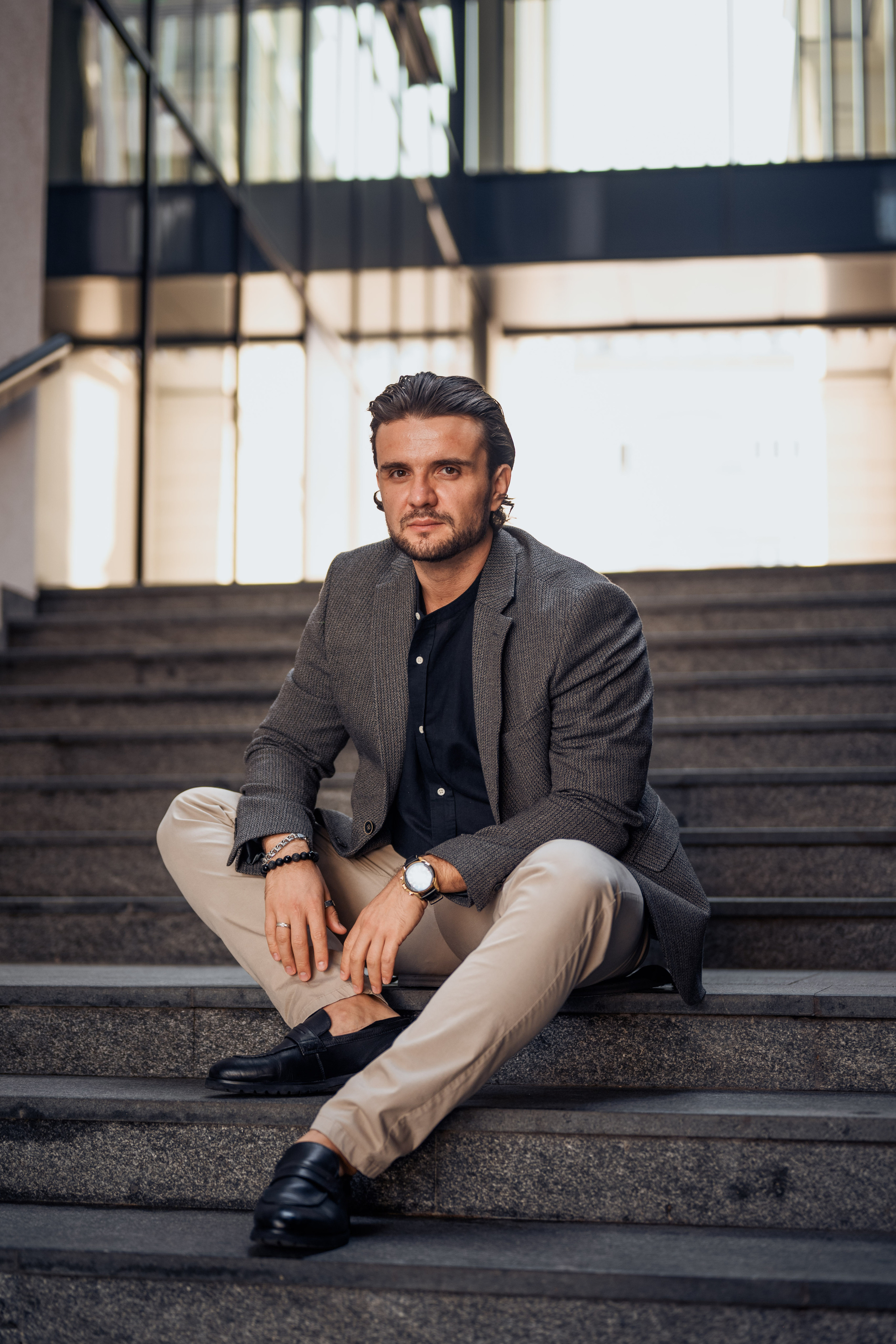 Фотосессия бизнес портрет для мужчины. Фотограф в Белграде Чугреева Елена