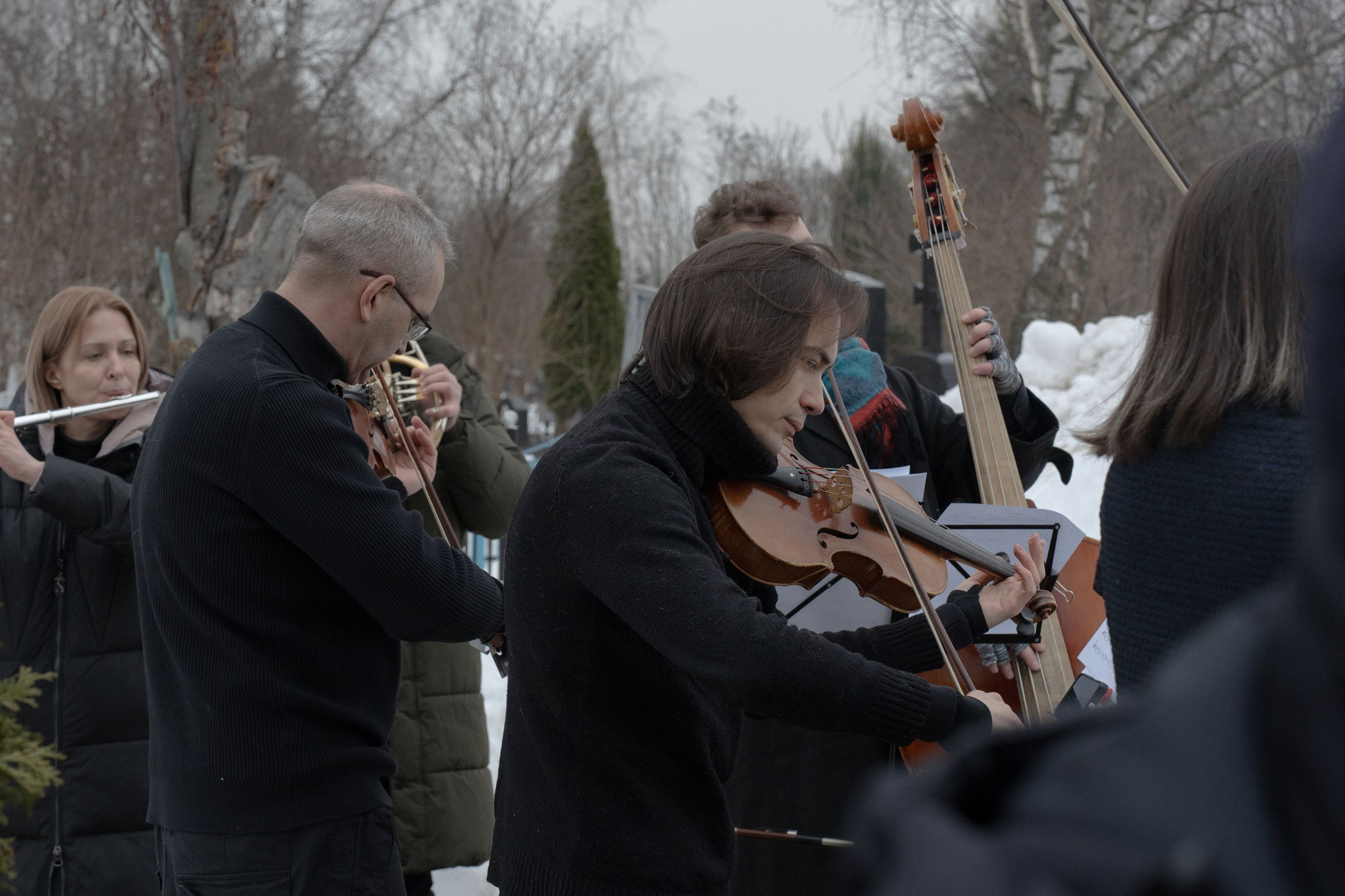 Funeral of Alexei Navalny. Ksenia Maksimova