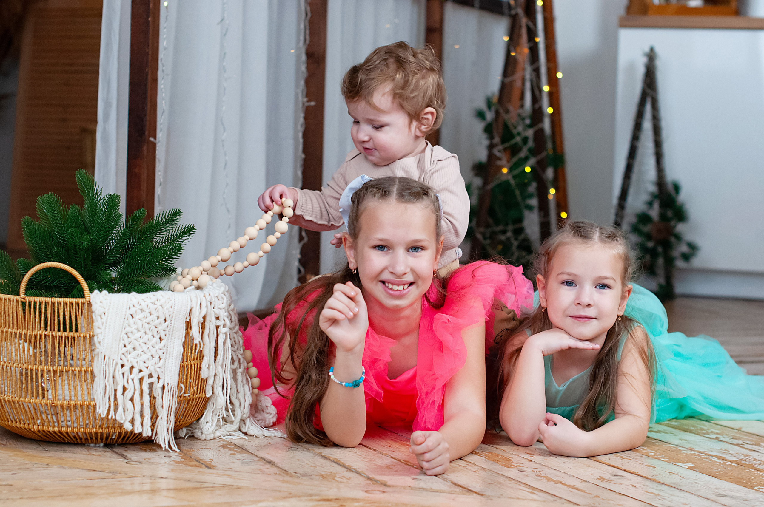 Новогодняя фотосессия семья Петрушиных. Фотограф в Хабаровске