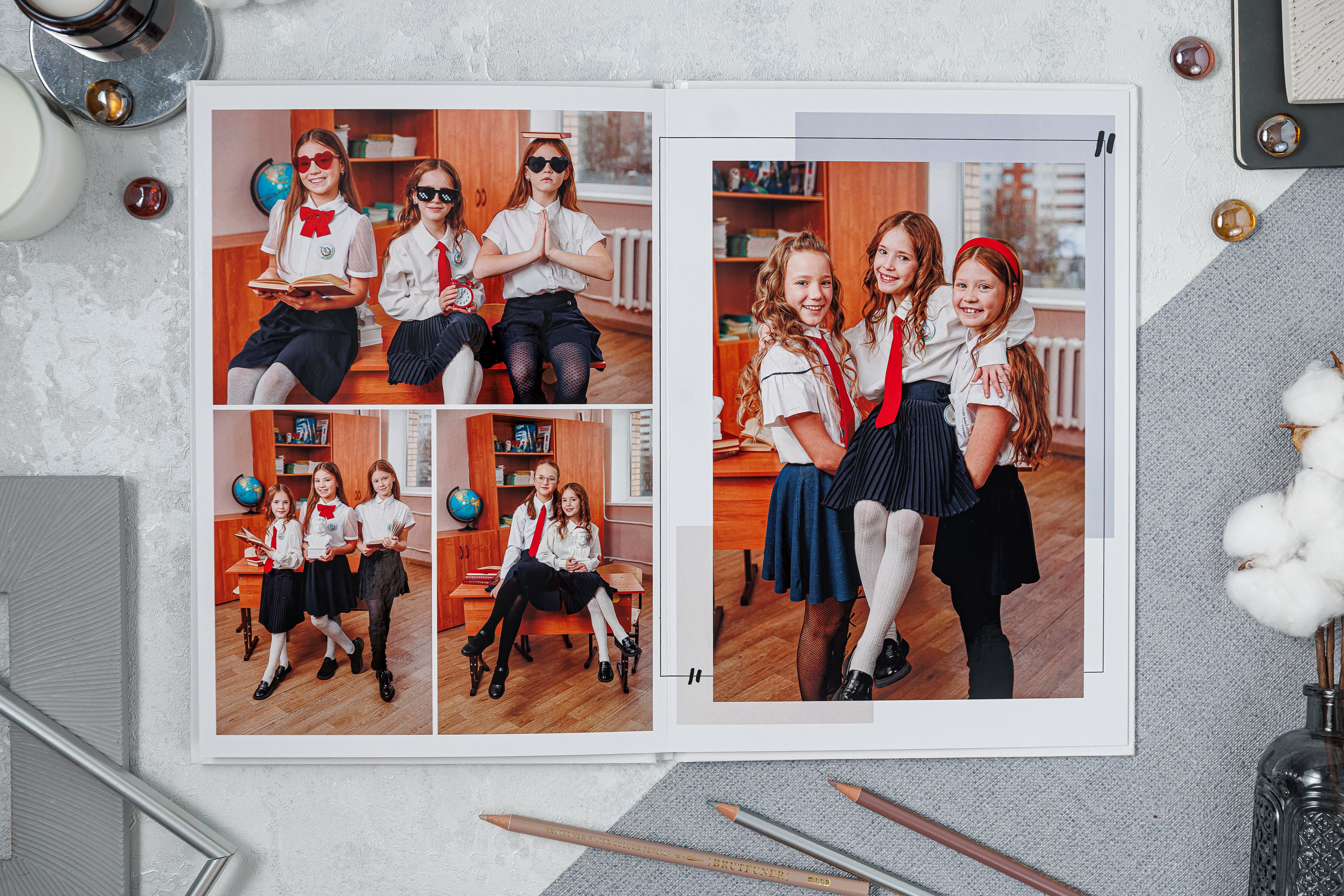 Выпускные альбомы 4 класс. Семейный и детский фотограф Комина Елена, Власиха, Одинцово