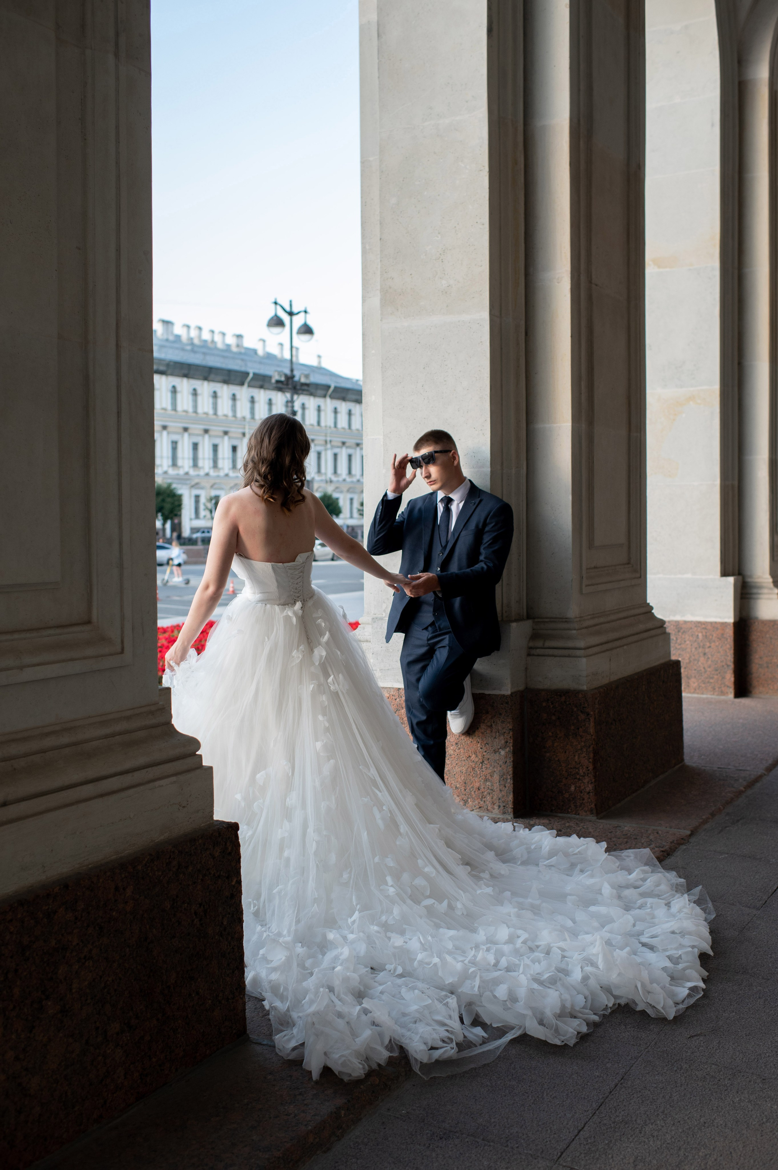 Зажигательная и динамичная свадебная фотосессия Анастасии и Максима. Портретный, семейный и свадебный фотограф в Санкт-Петербурге и в Пушкине Ширяев Денис