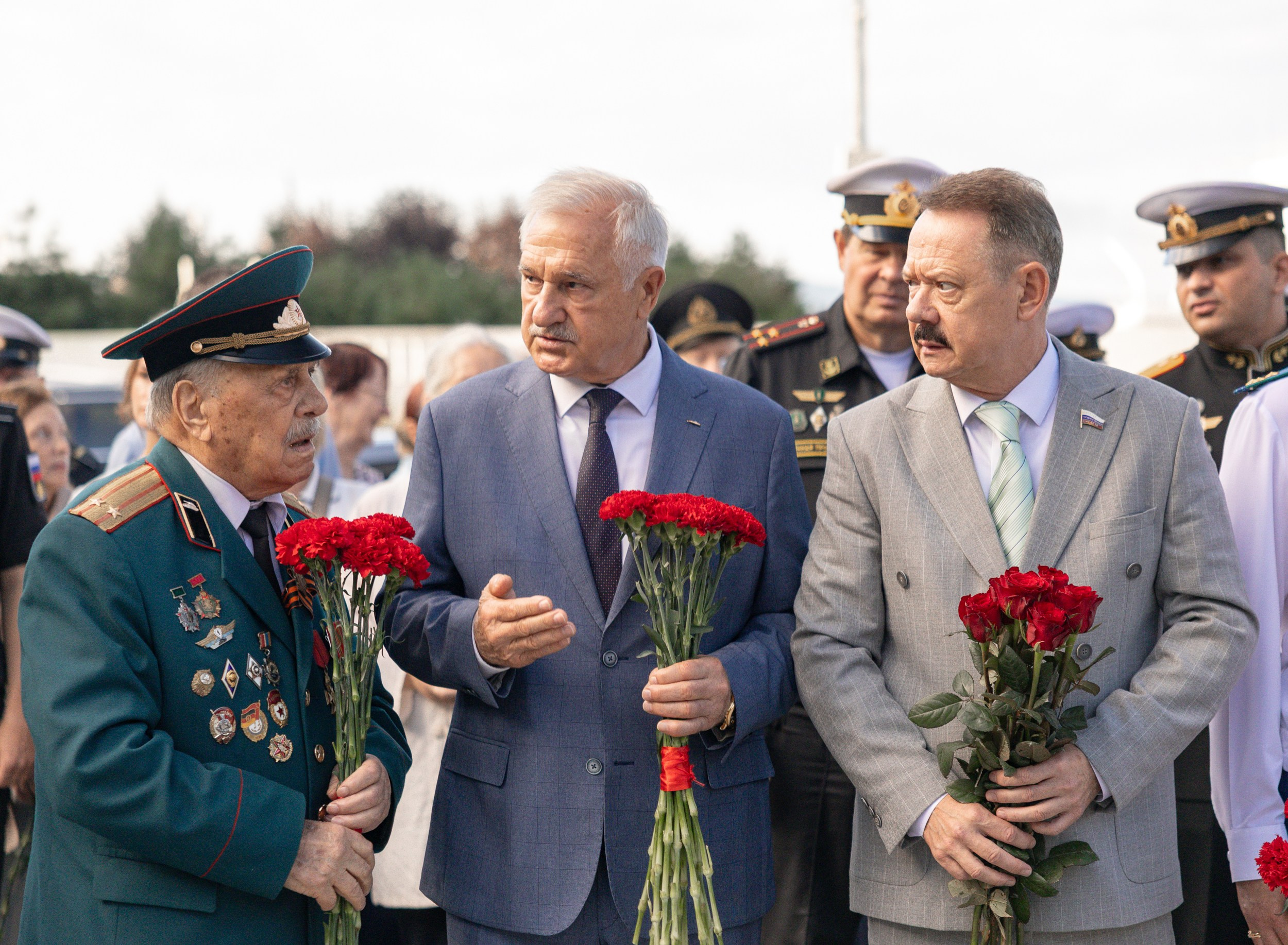 Памятная акция у мемориала «Боевая слава Тихоокеанского флота». Фотограф Наташа Скрипка