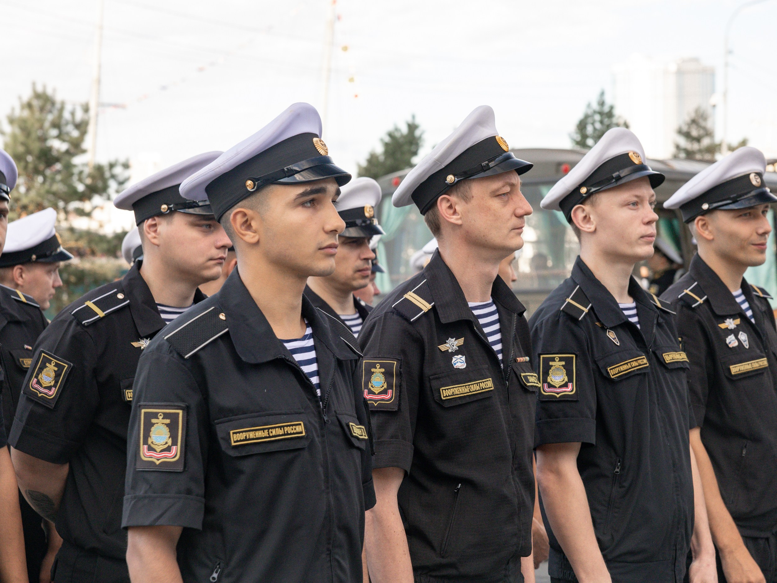 Памятная акция у мемориала «Боевая слава Тихоокеанского флота». Фотограф Наташа Скрипка