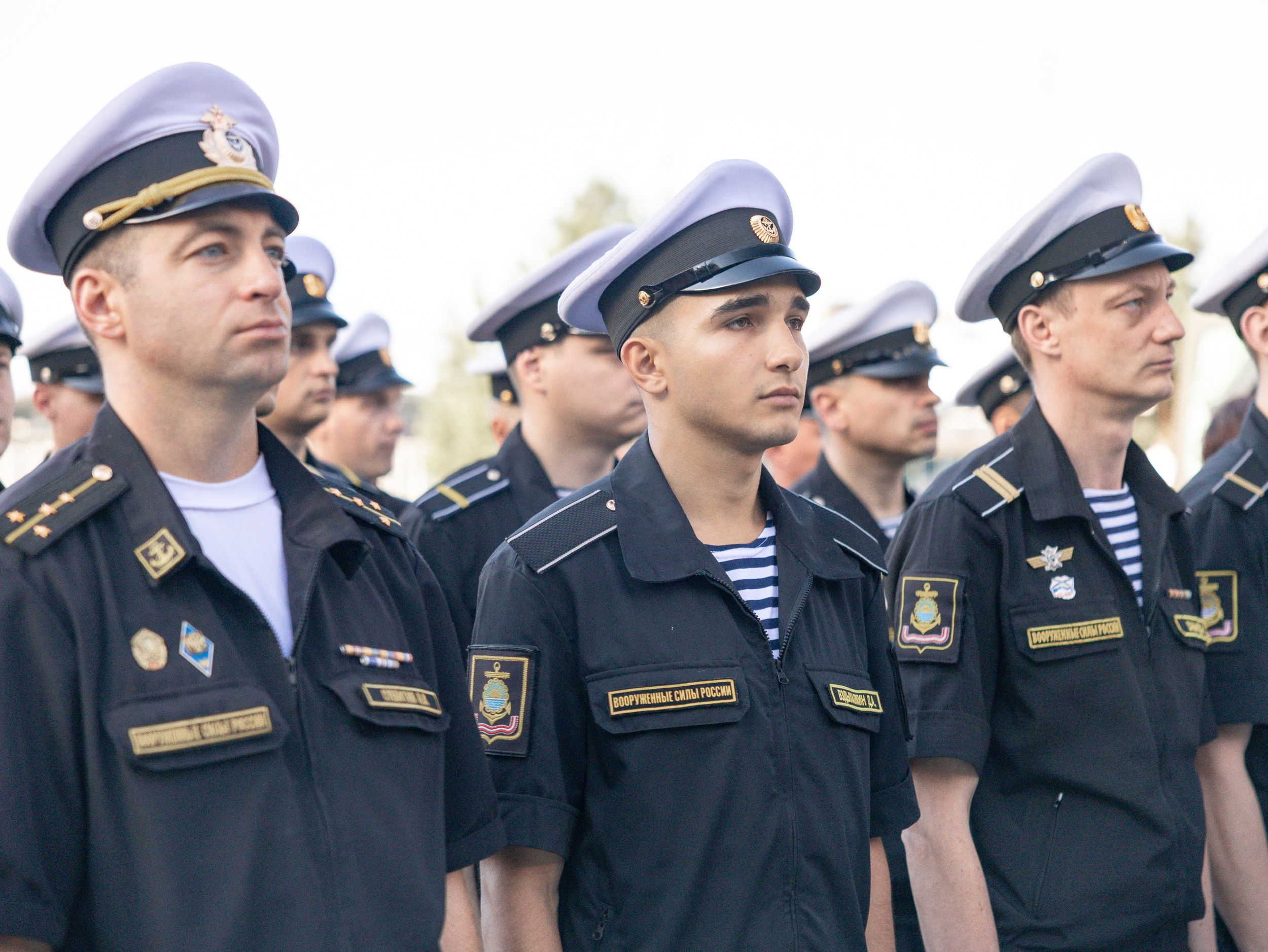 Памятная акция у мемориала «Боевая слава Тихоокеанского флота». Фотограф Наташа Скрипка