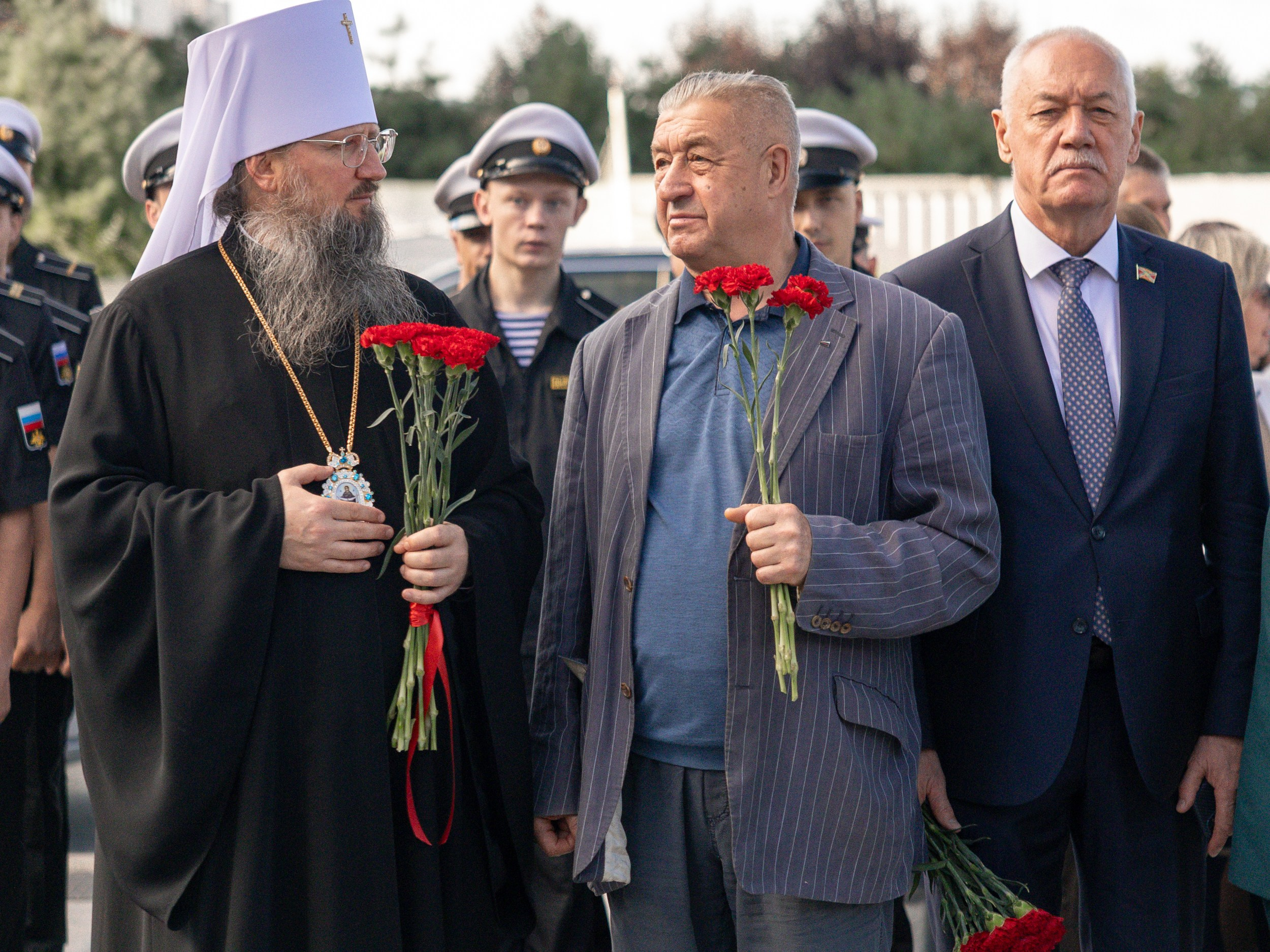 Памятная акция у мемориала «Боевая слава Тихоокеанского флота». Фотограф Наташа Скрипка