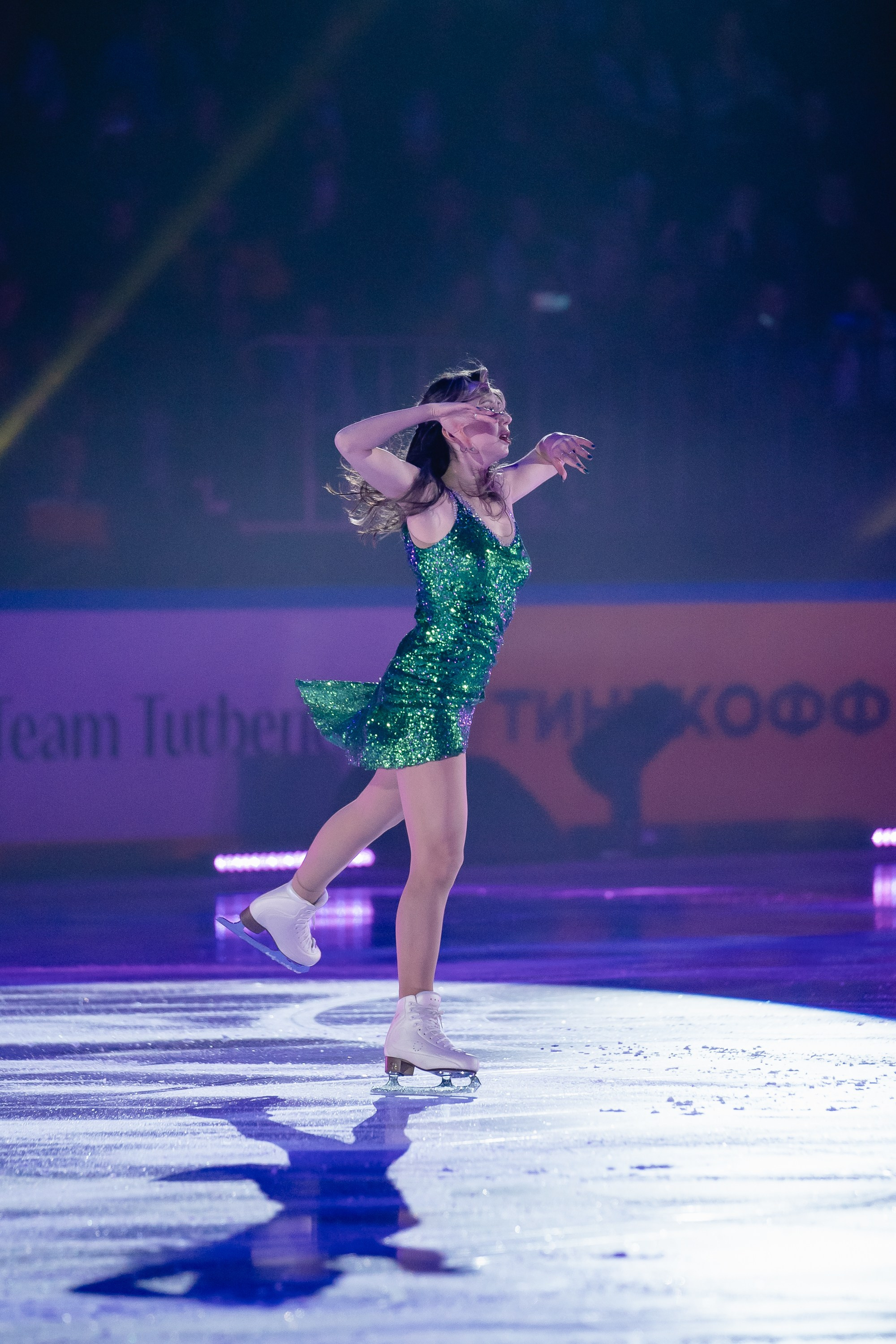Шоу «Чемпионы на льду» в Новосибирске. Воробьева Ксения — Спортивный и танцевальный фотограф Новосибирск