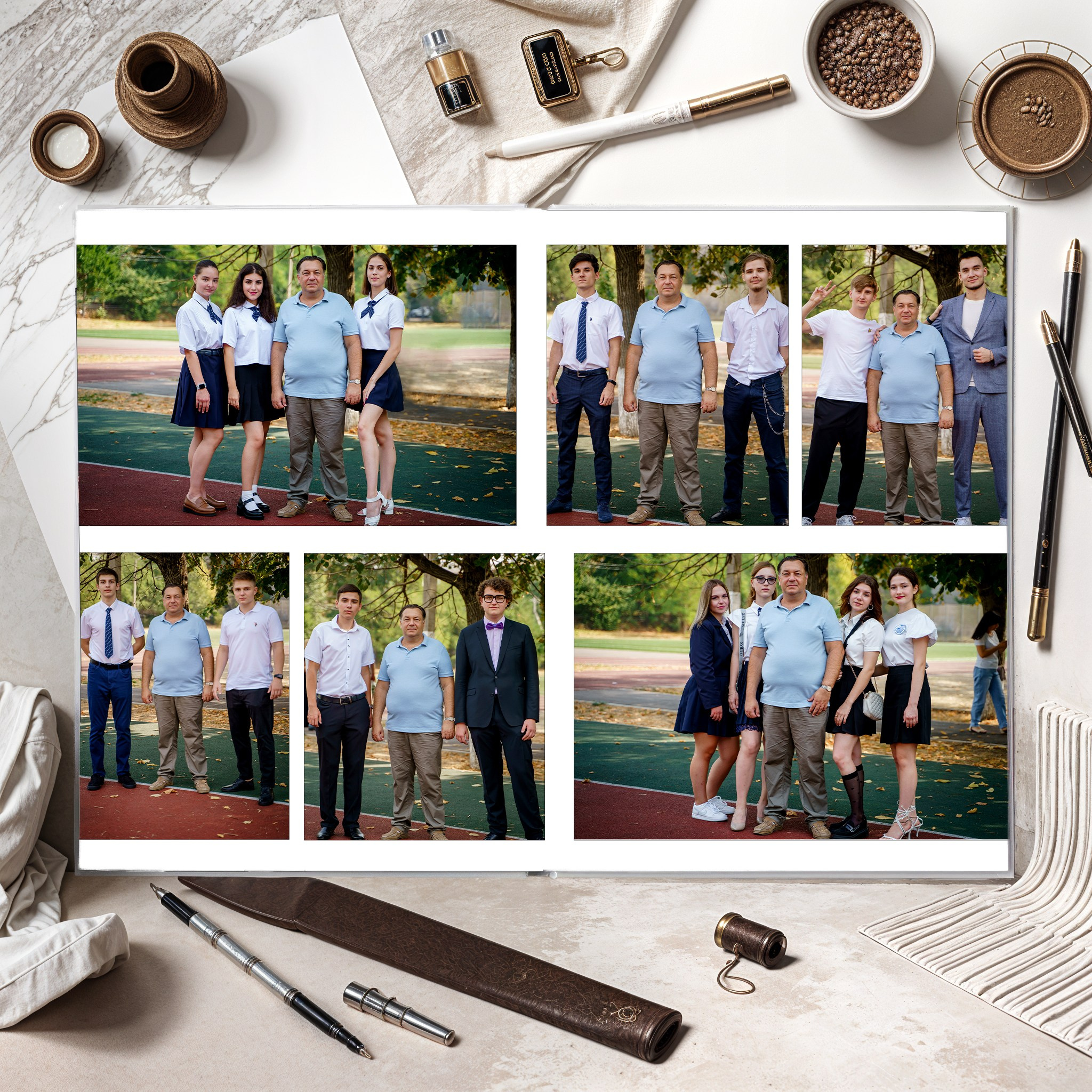 «Мрамор» Выпускной альбом для 9-11кл и ВУЗов_V.I.P. Фотографы из солнечного Краснодара Вадим и Надежда Митус