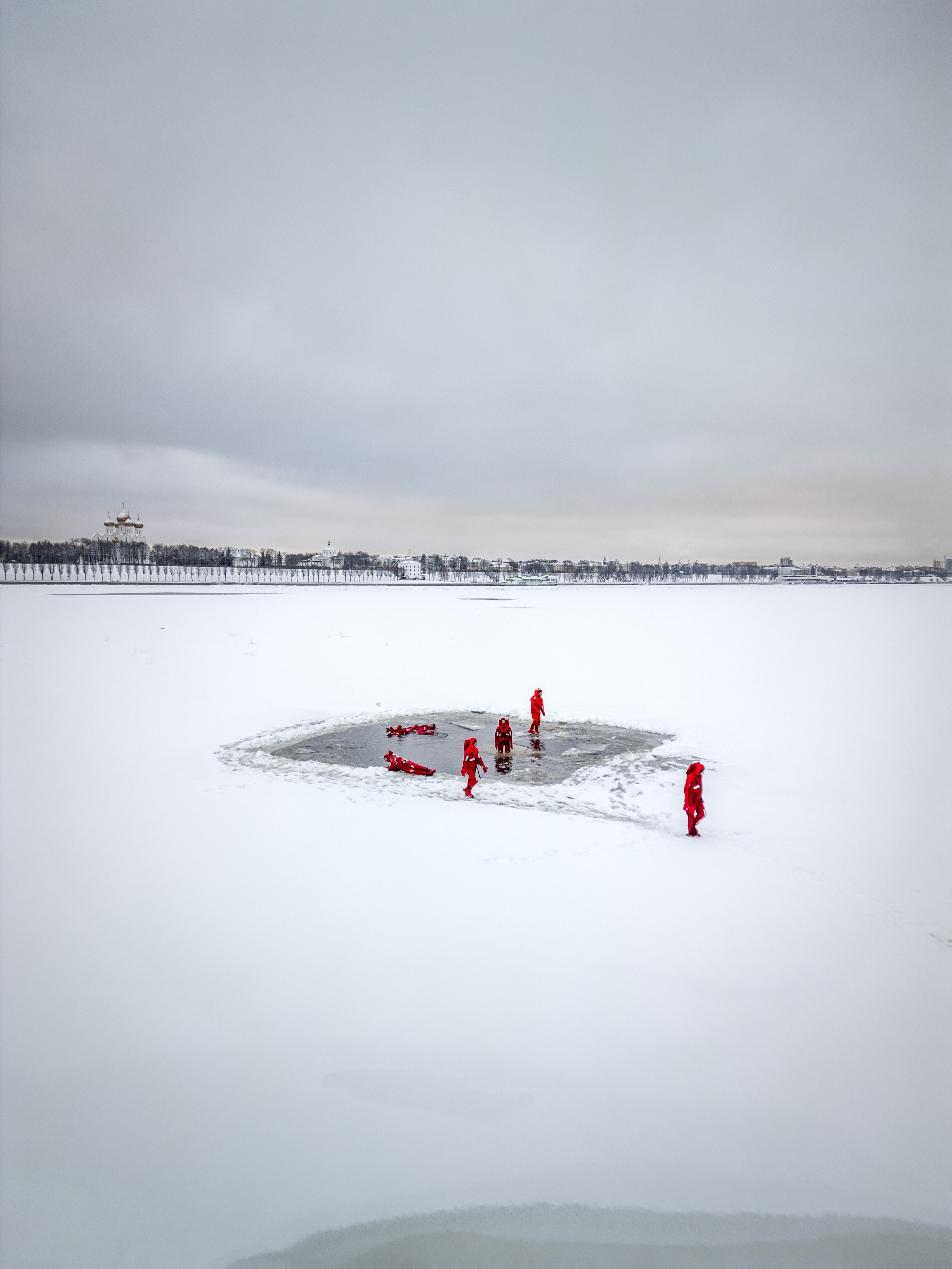 Айсфлоатинг #8. DRONBERRY — Аэросъемка Ярославль