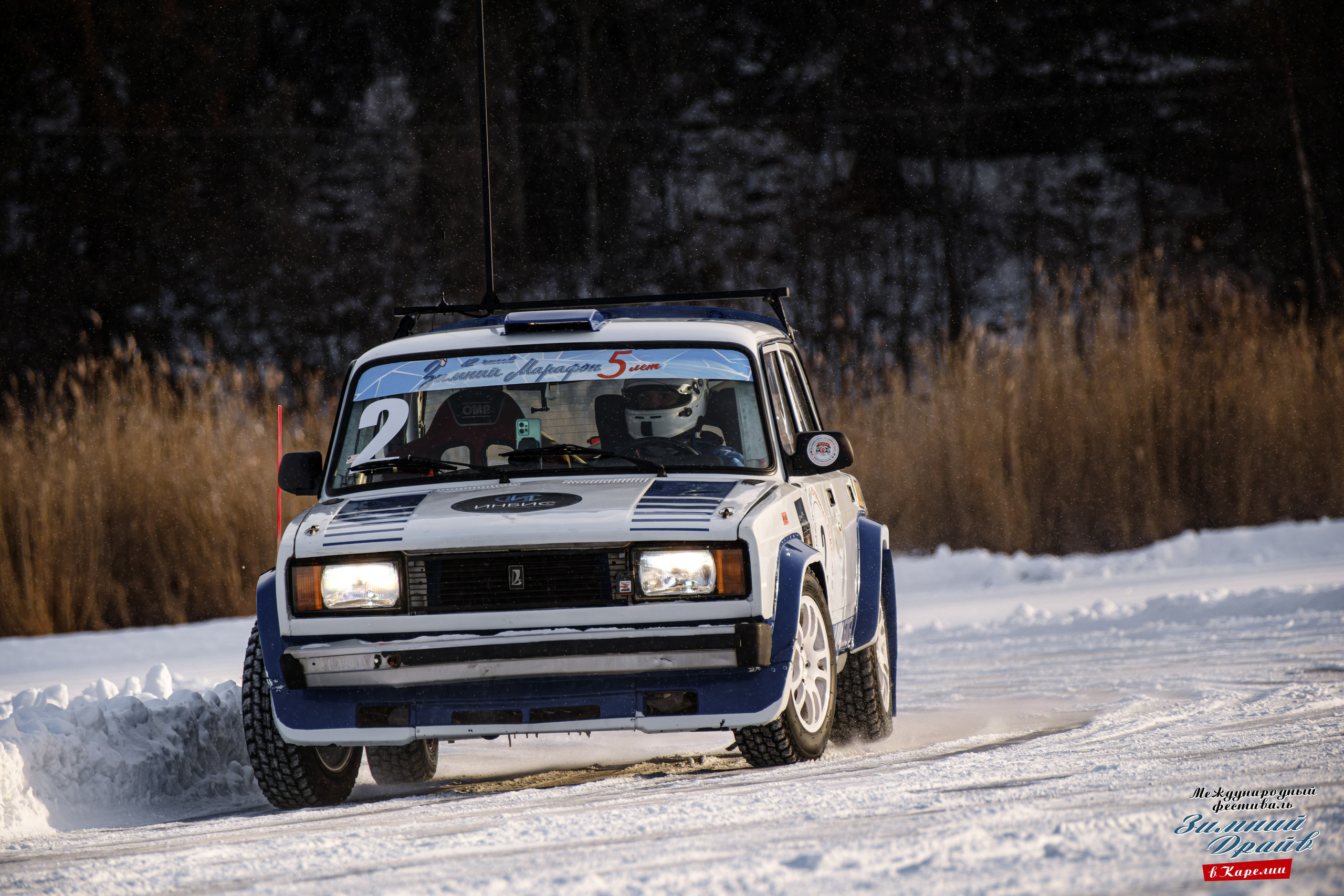 «Зимний Драйв в Карелии» Авто Марафон-гигант «25 часов на льду» Илона Накутис, Николай Грязин, джимхана, фотограф Антон Медведев, icoguar, Сортавала, Карелия