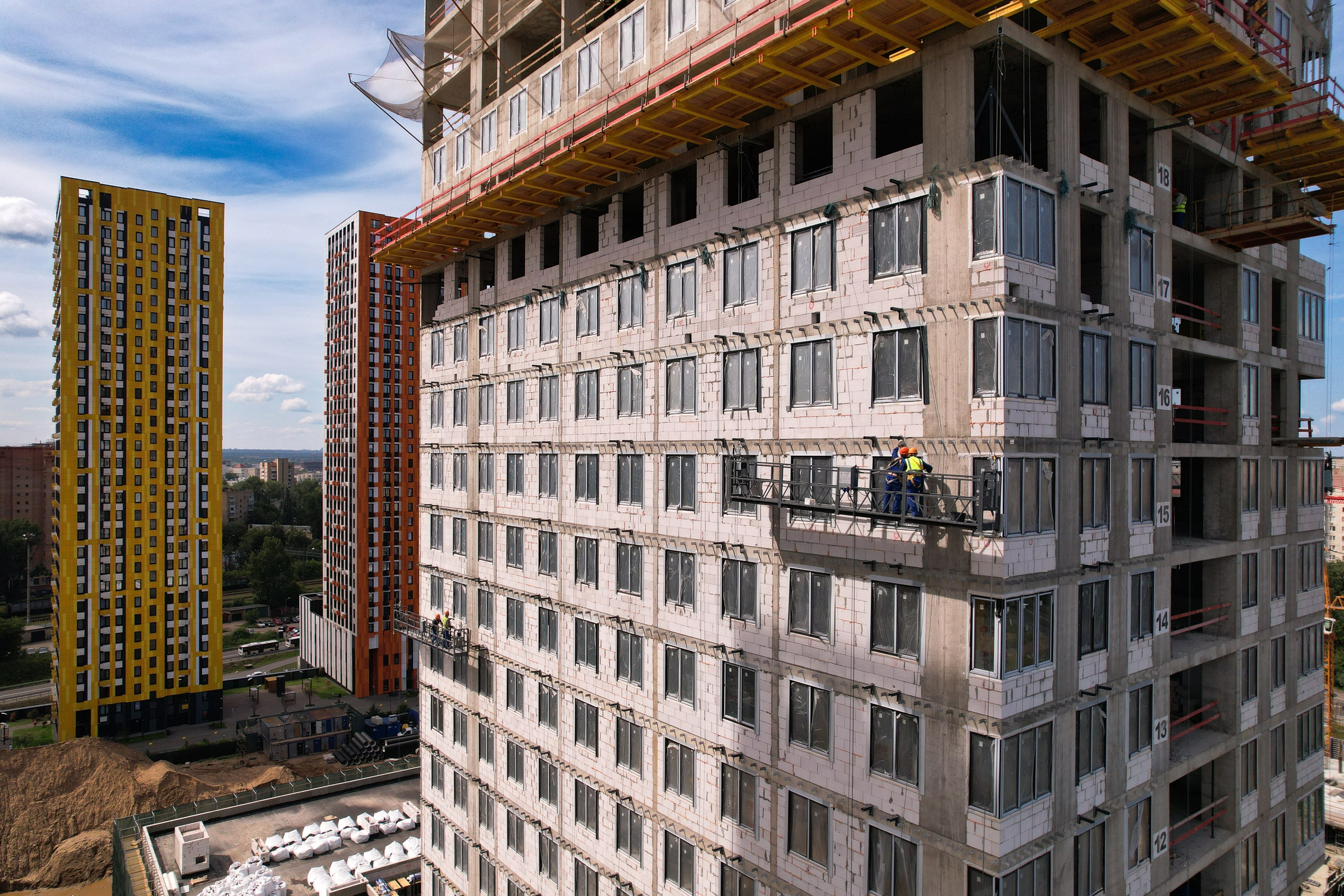 Архитектура и недвижимость. Ход строительства. Съемка с дрона. Профессиональное решение для частных лиц и бизнеса