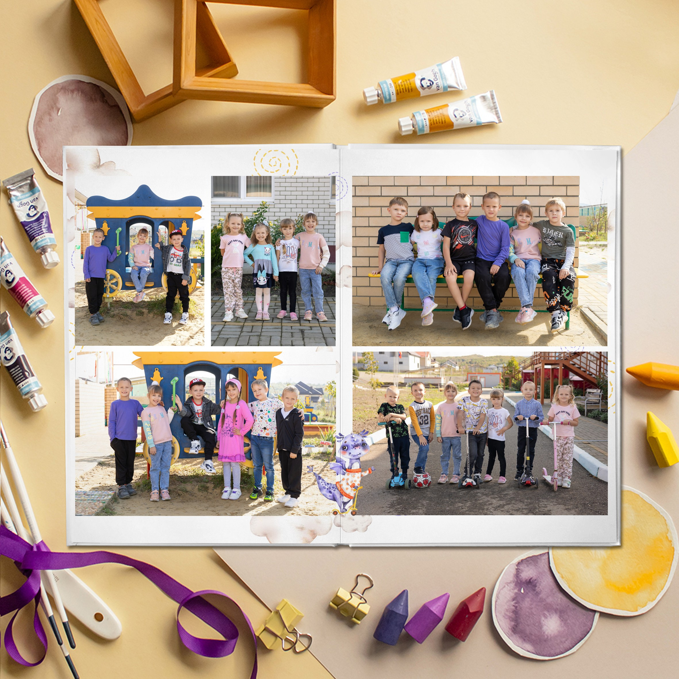 Альбом 5 разворотов ДС. Выпускные альбомы Новороссийск