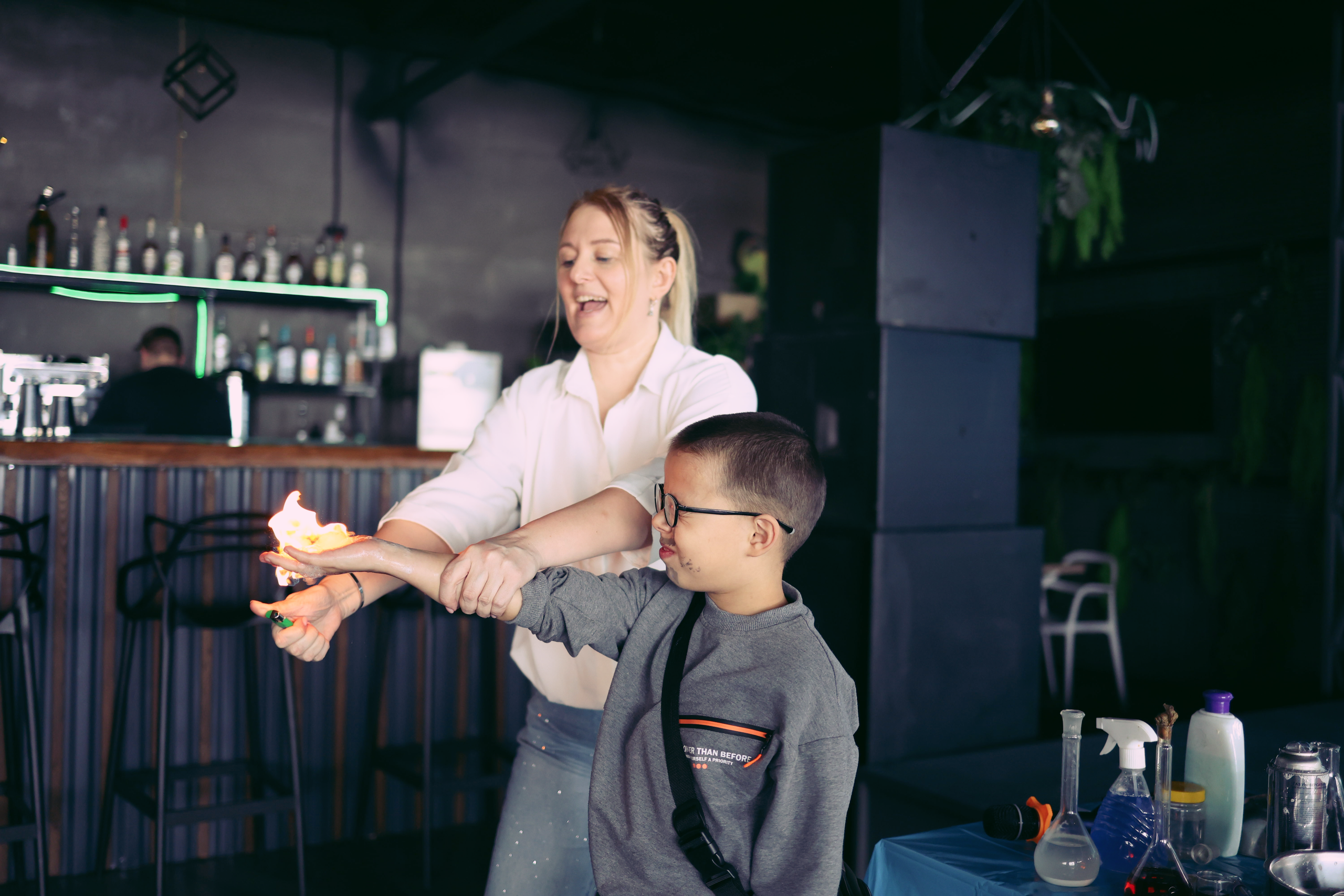 Научное шоу. Семейный и детский фотограф в Славгороде Анастасия Винс