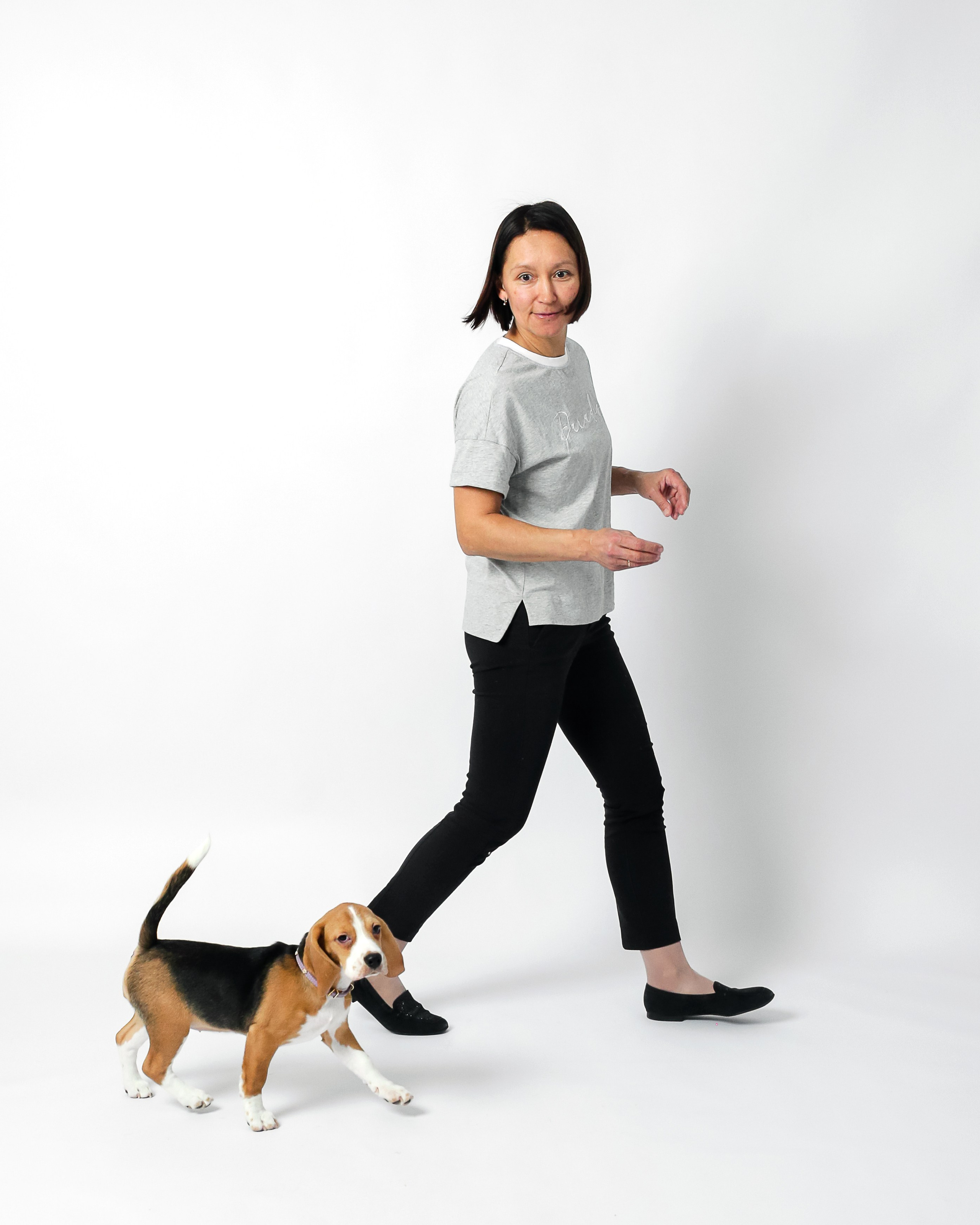 Любимые собаки и хозяйка. Фотостудия Автопортретная № 2 в Ижевске