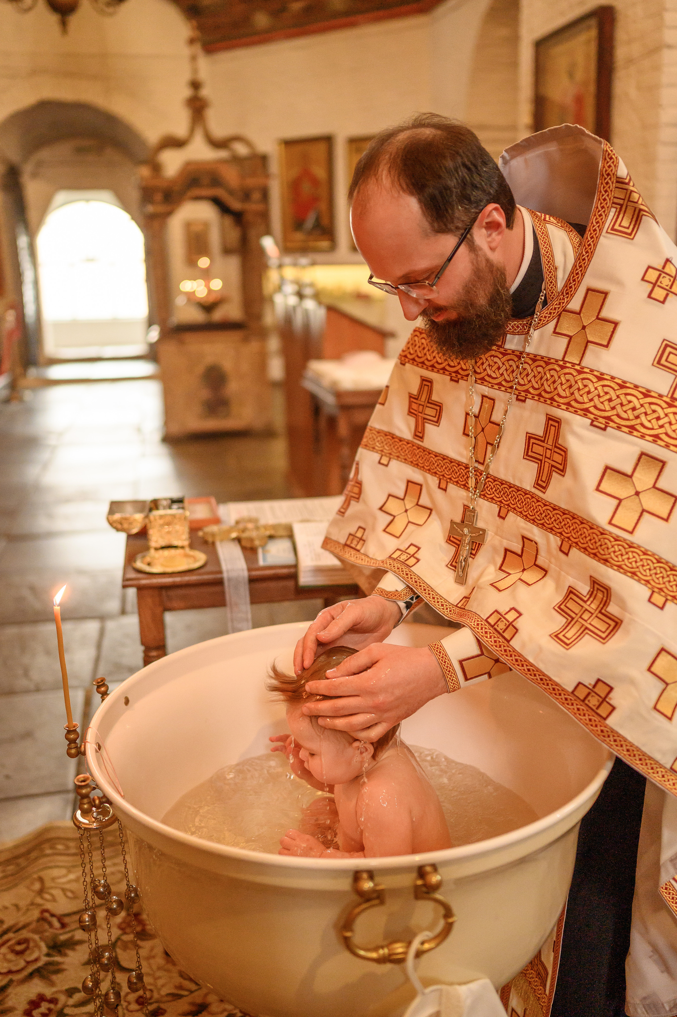 Крещение Аксиньи. Детский и семейный фотограф Ирина Гладких