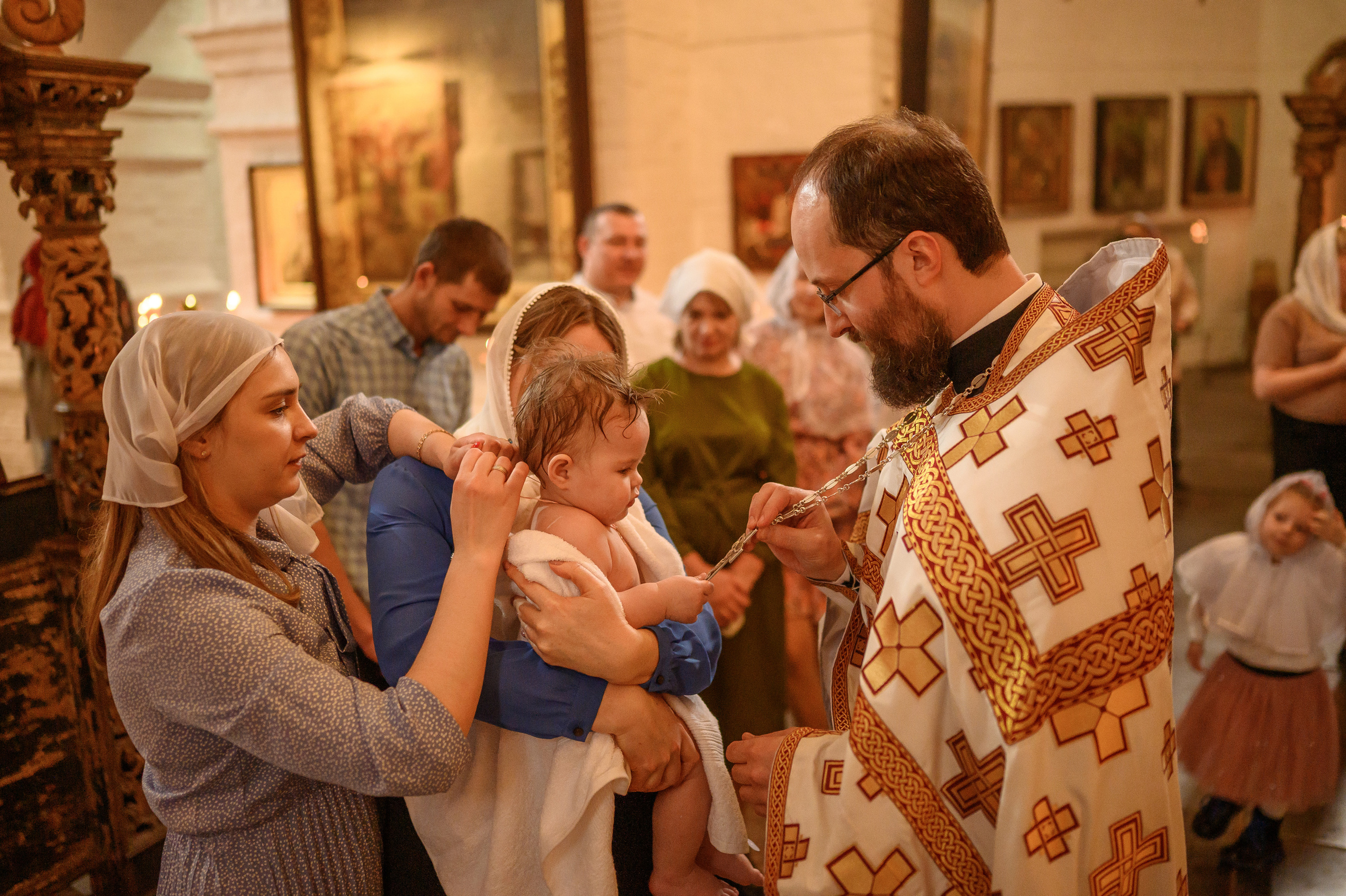 Крещение Аксиньи. Детский и семейный фотограф Ирина Гладких