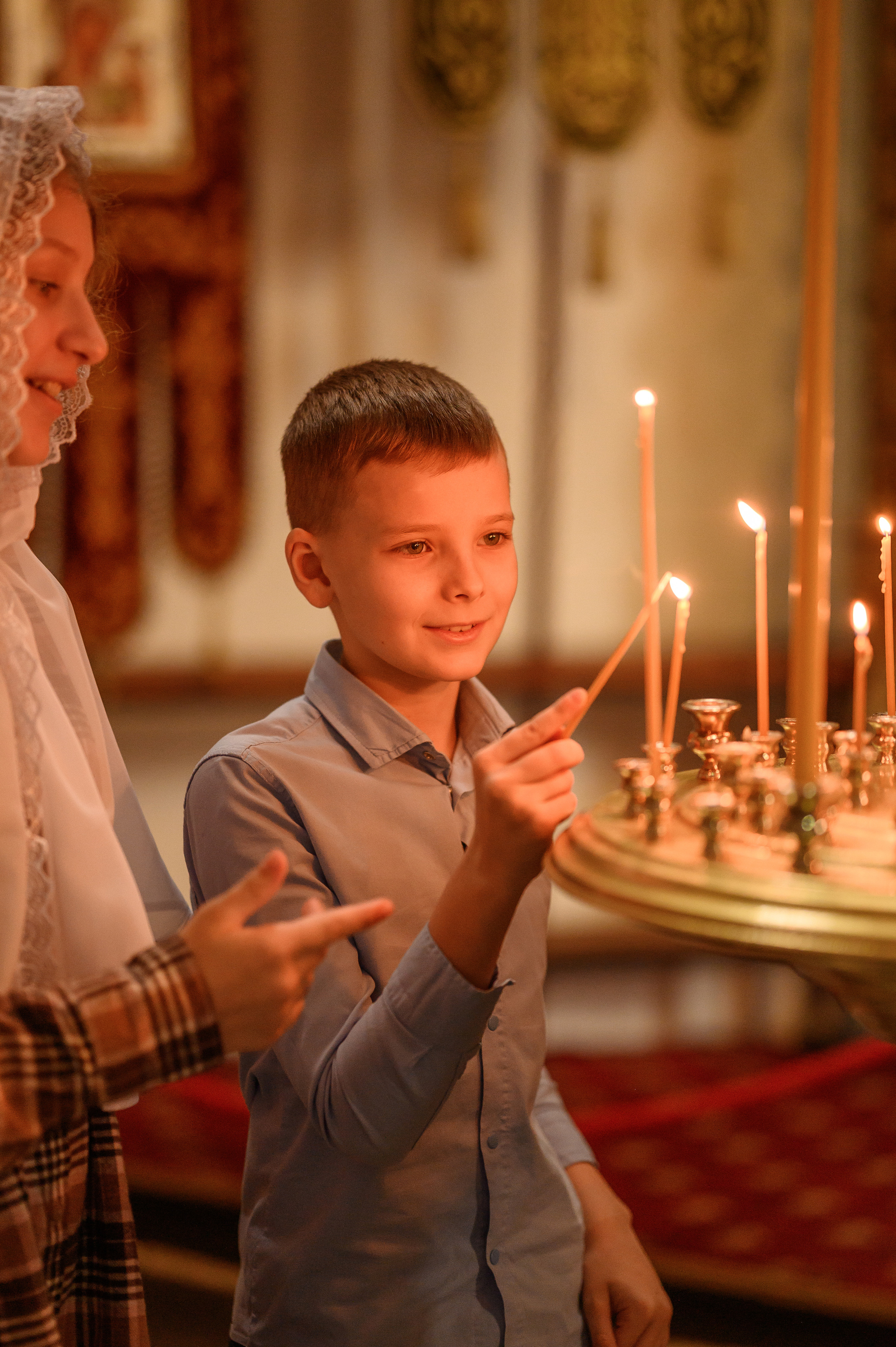 Крещение Аксиньи. Детский и семейный фотограф Ирина Гладких