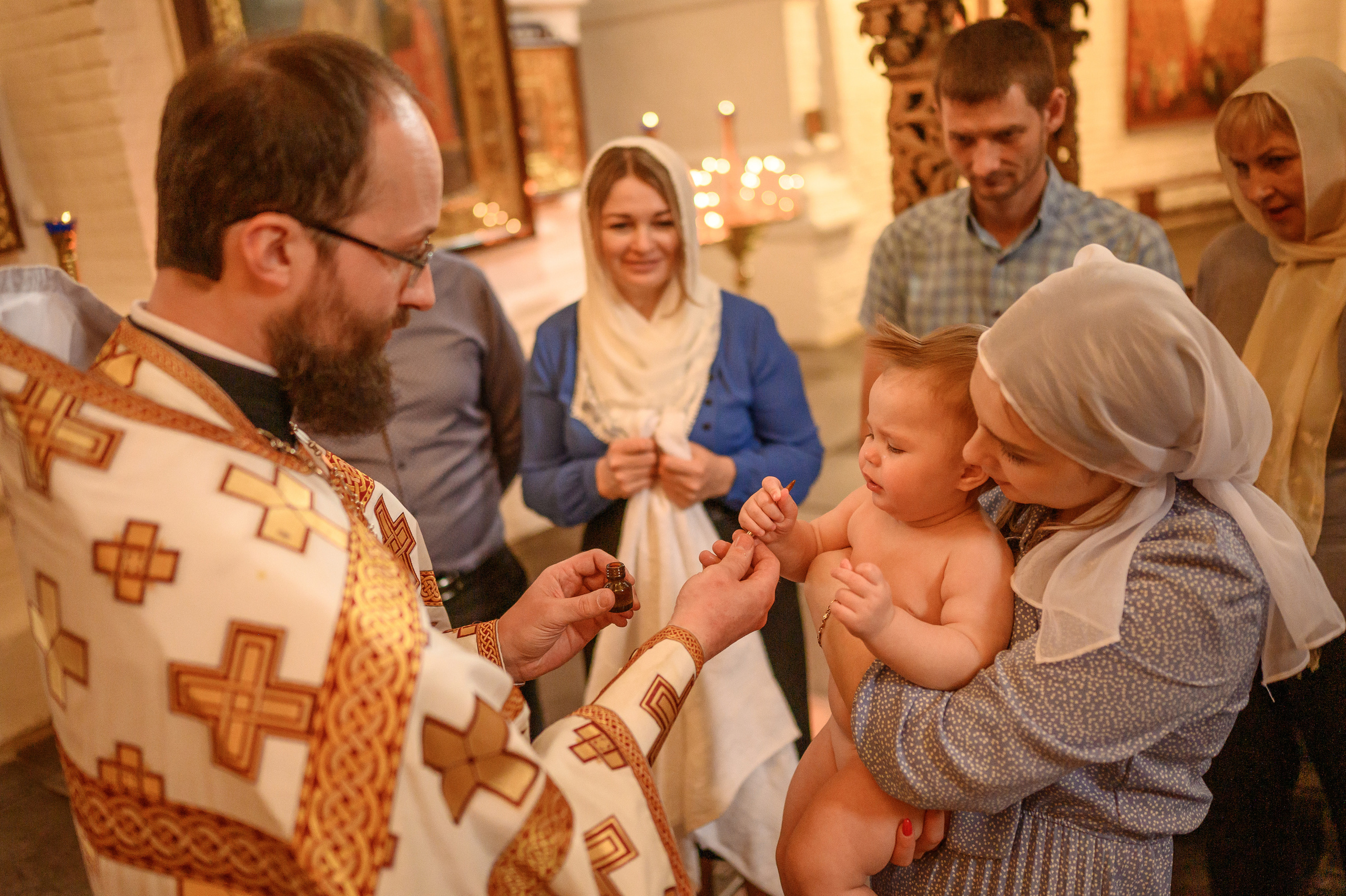 Крещение Аксиньи. Детский и семейный фотограф Ирина Гладких